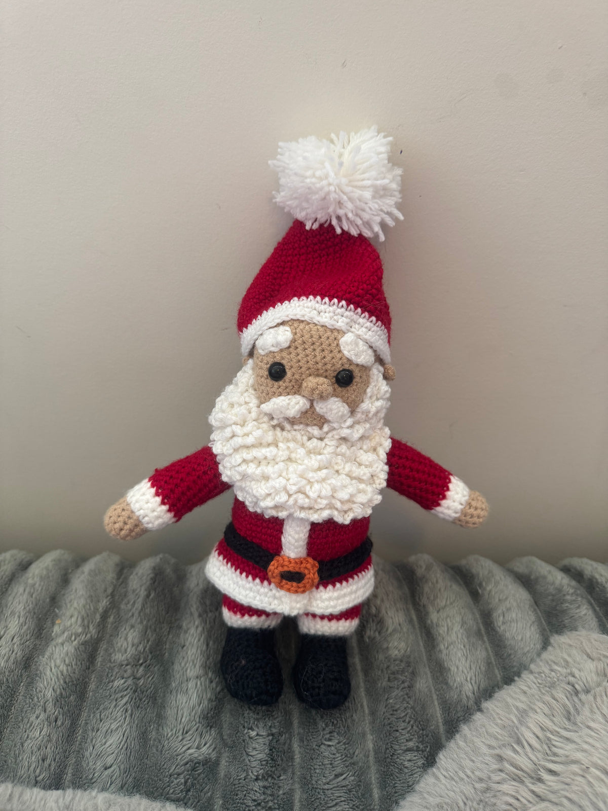 Hand Crochet Santa Claus Amigurumi Christmas Decor