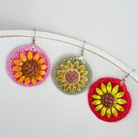 Sunny Daisy Drop Earrings