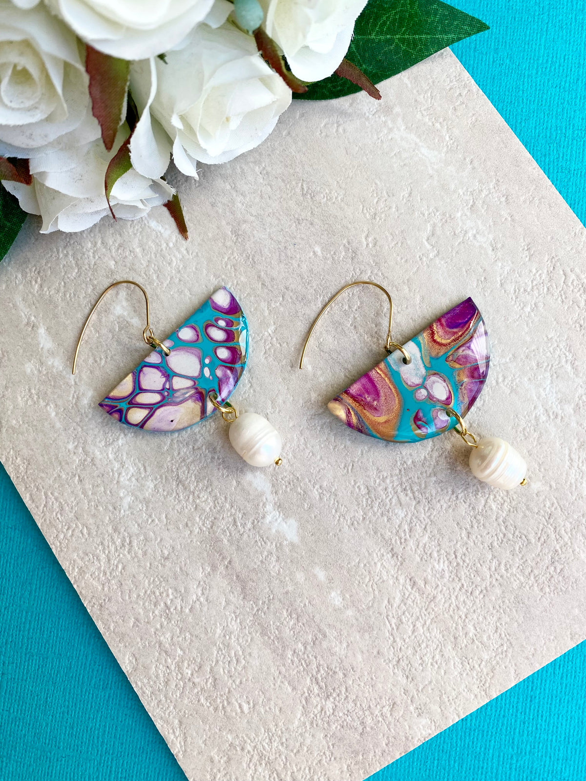Artisan Unique Colourful Lightweight Earrings