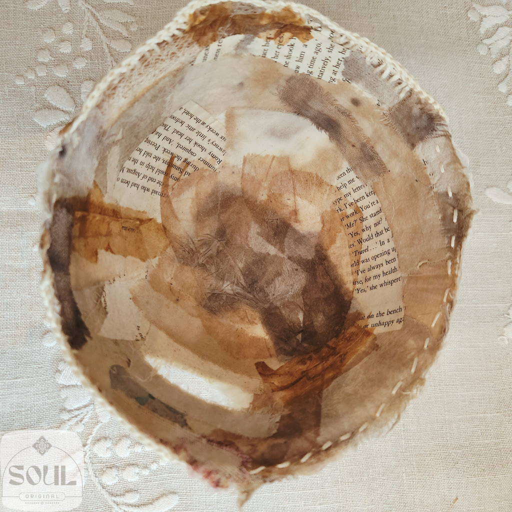 Textile Art Bowl – Natural & Earthy (5)
