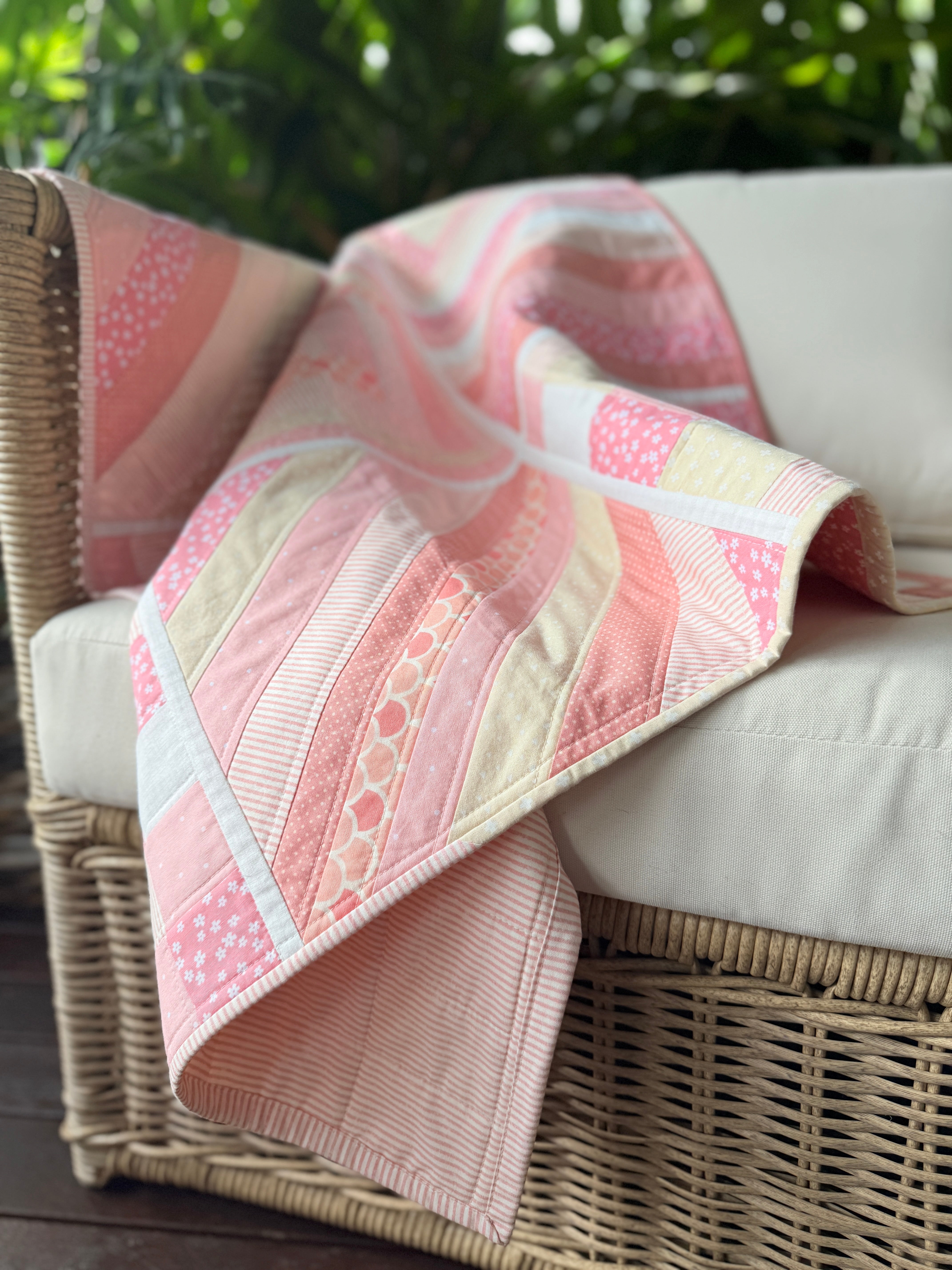 Pink Dreams Reversible Baby/Lap quilt