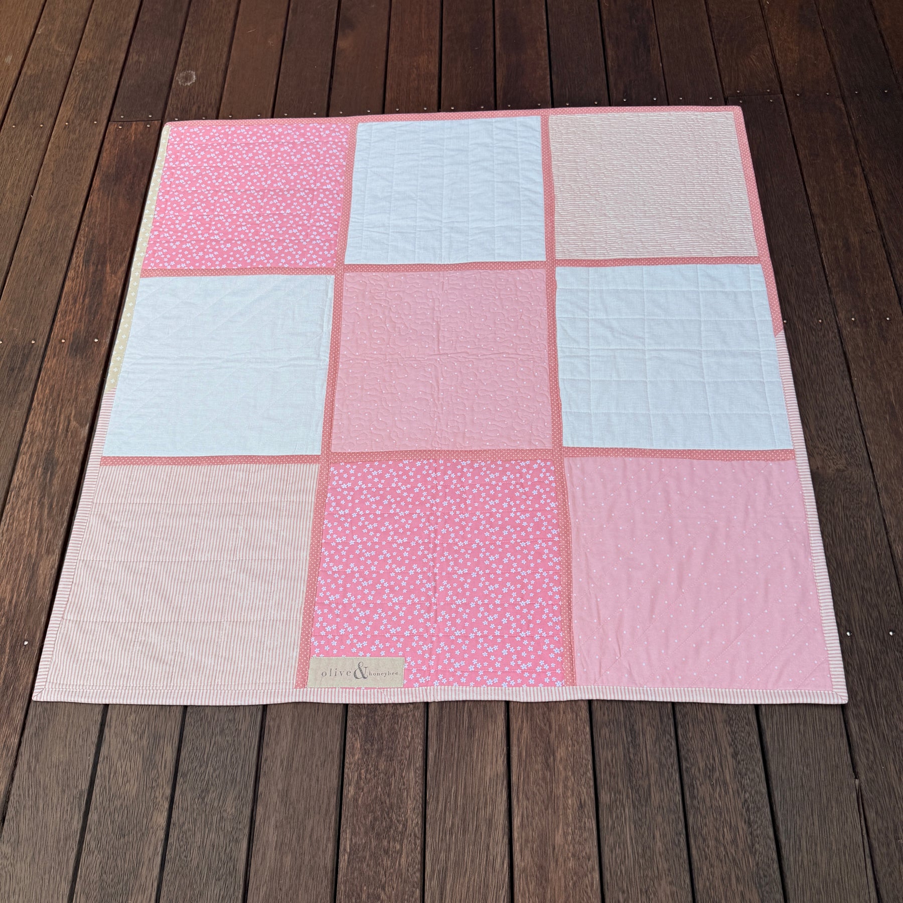 Pink Dreams Reversible Baby/Lap quilt