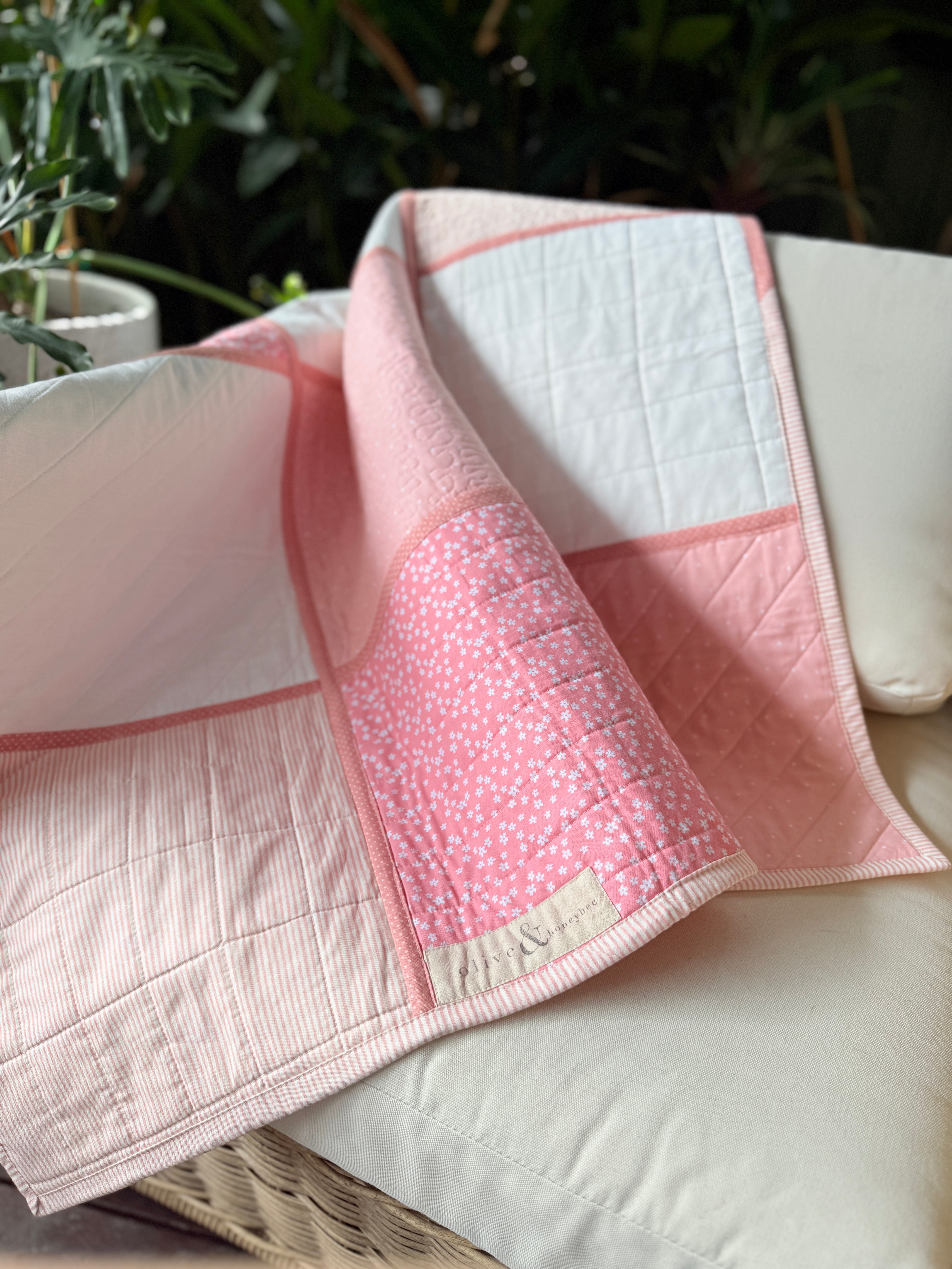 Pink Dreams Reversible Baby/Lap quilt