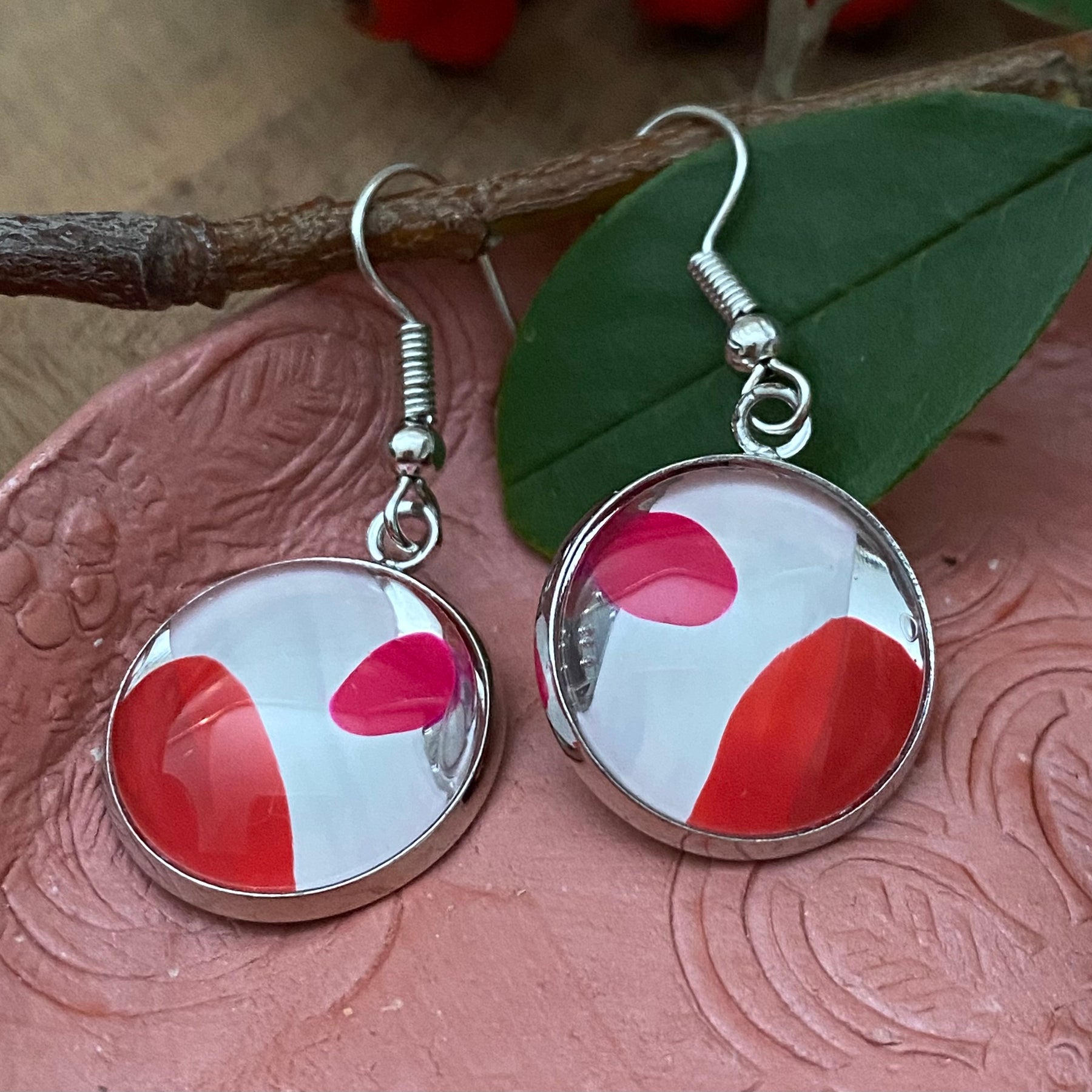 60's Groove Earrings - Handmade One of A Kind Earrings