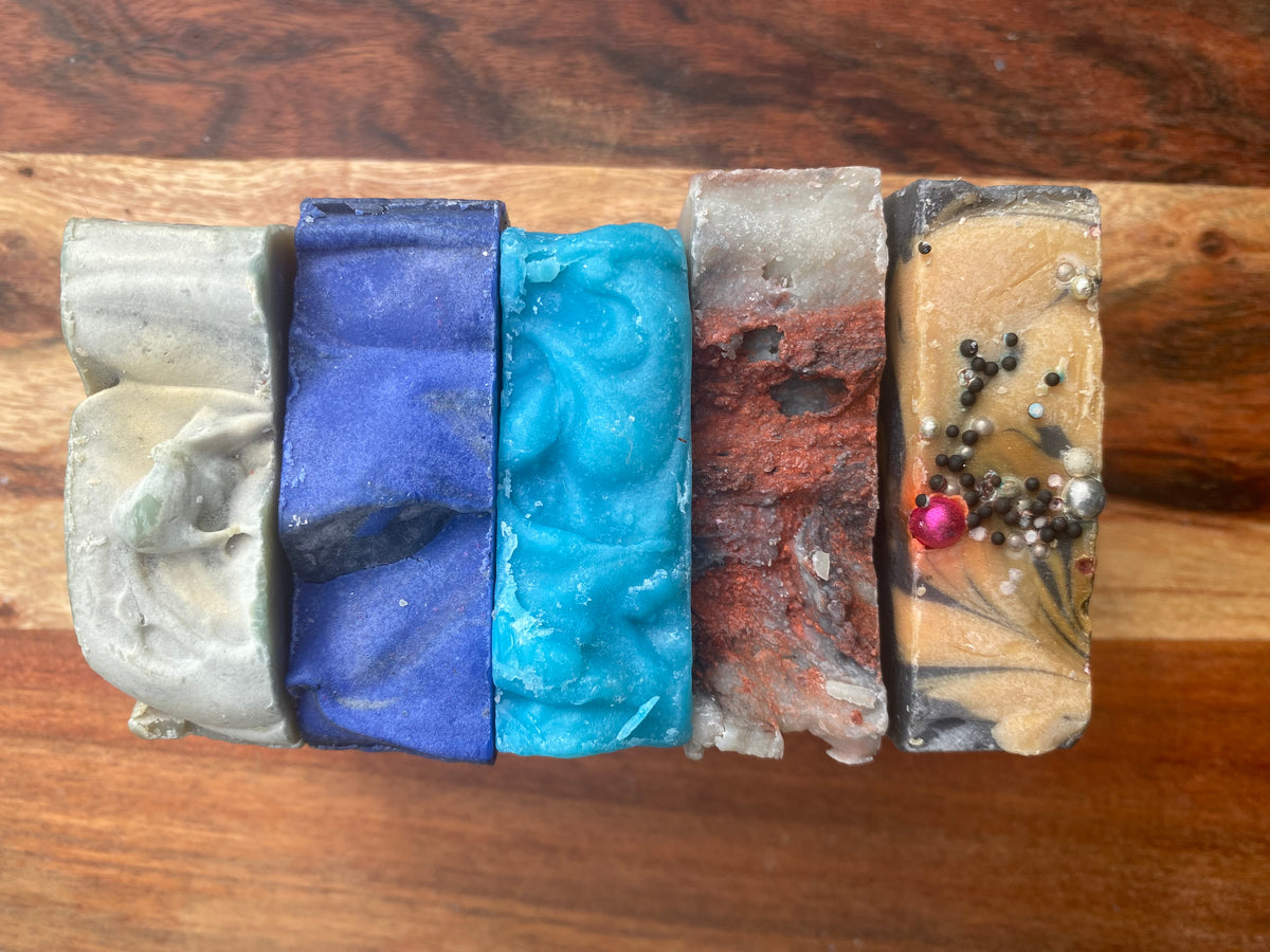 Five Cold Process Soap Bundle - Masculine range