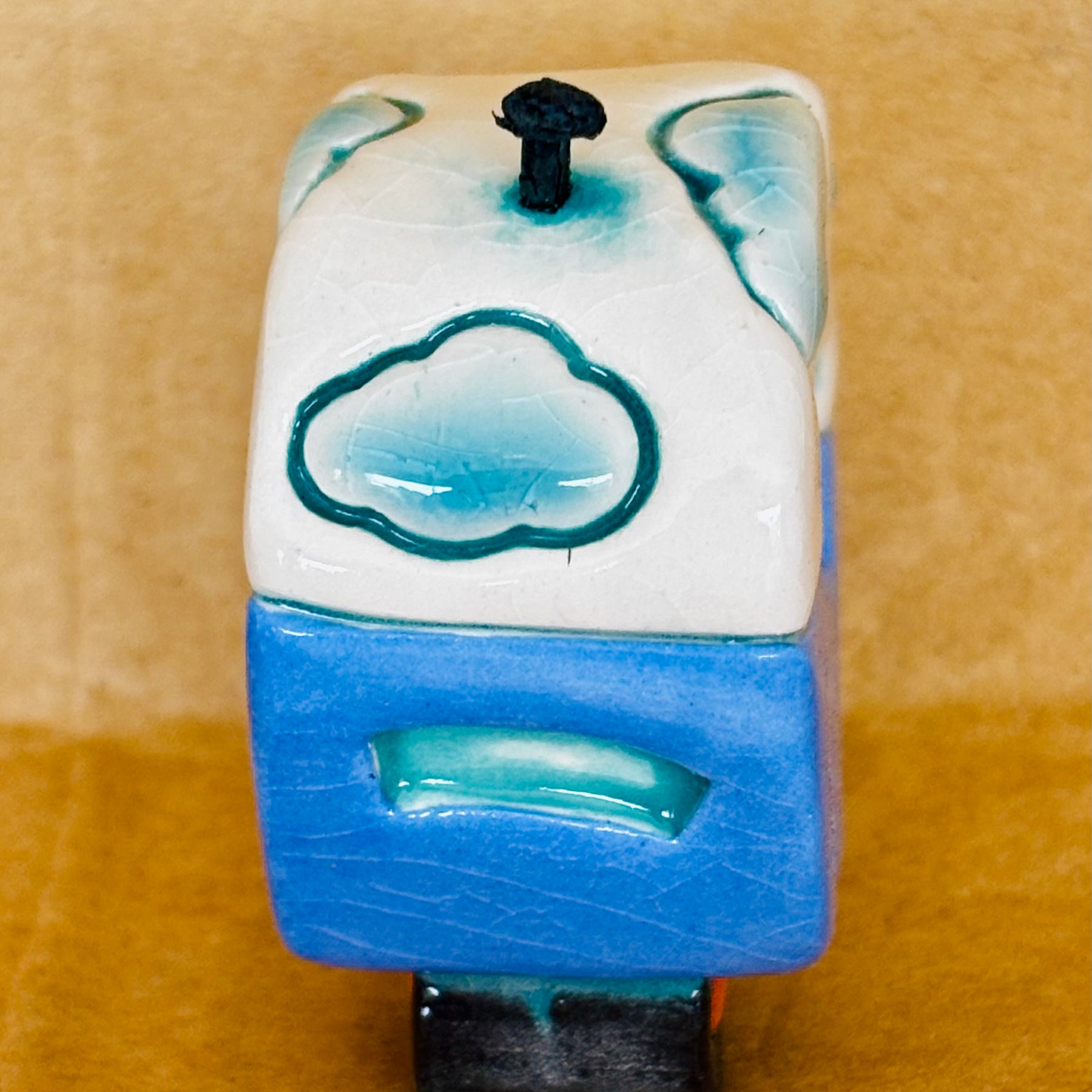 Small Retro Collectable Ceramic Caravan 2
