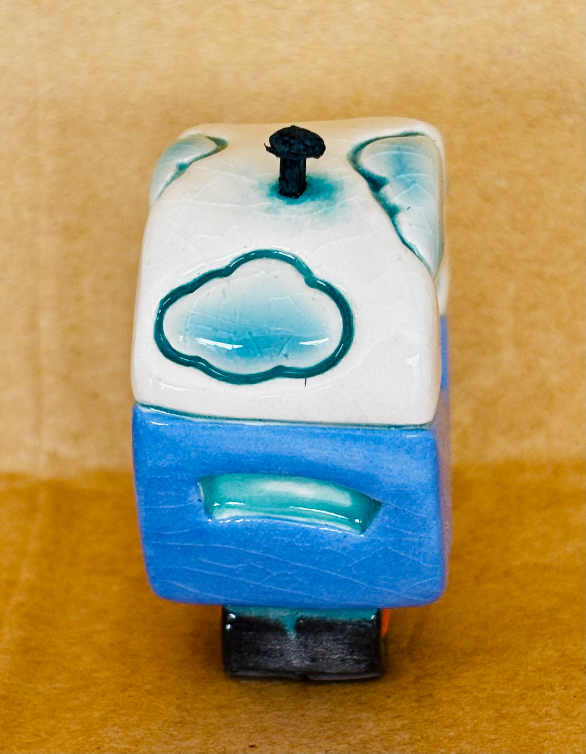 Small Retro Collectable Ceramic Caravan 2