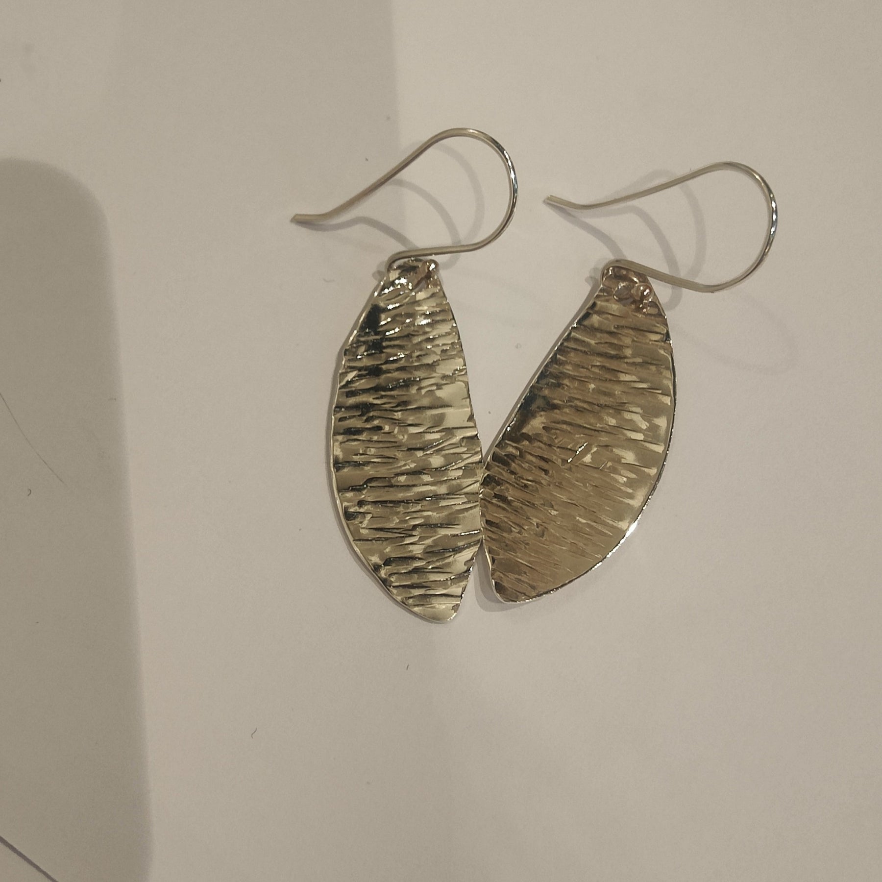 Windblown Grass Sterling Silver Earrings