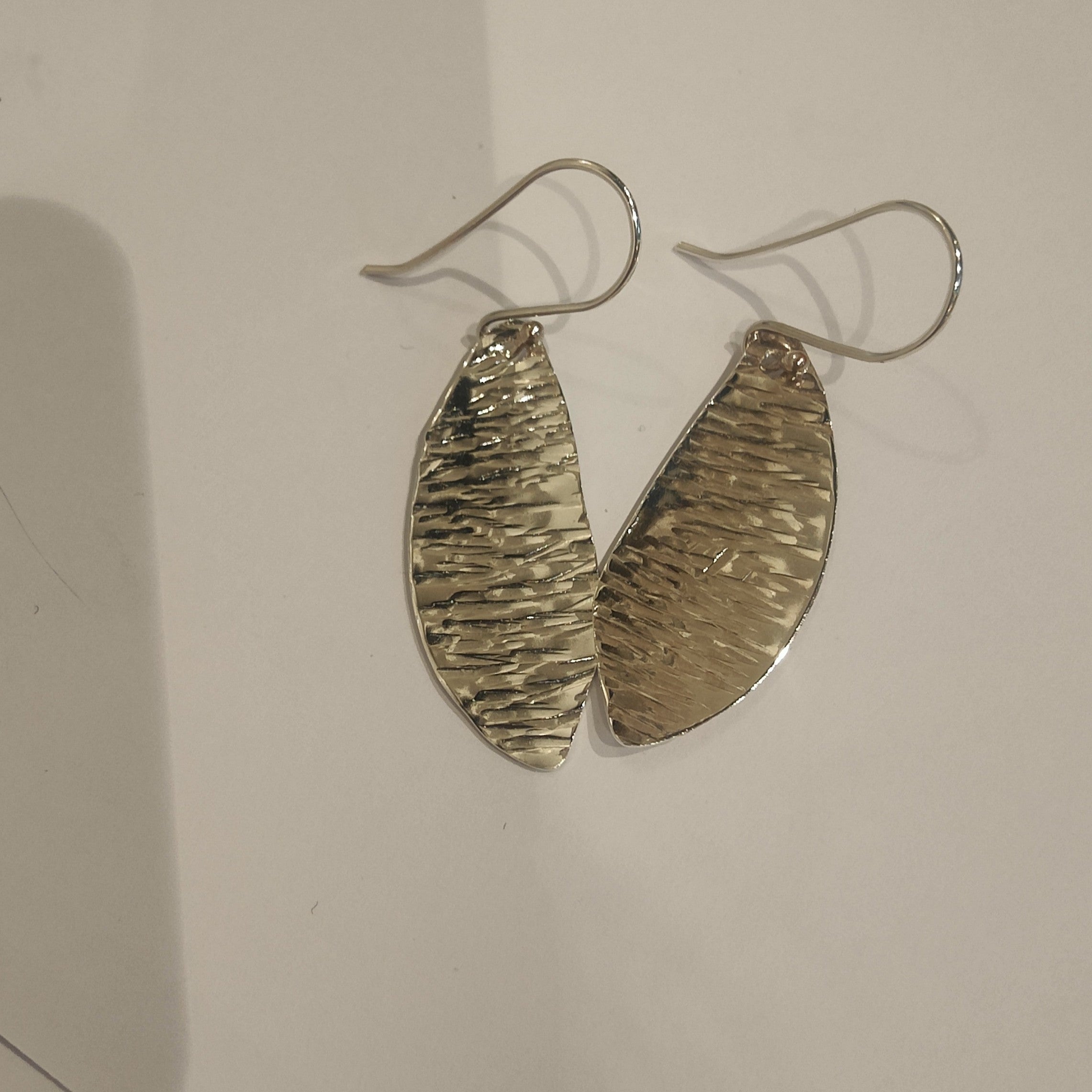 Windblown Grass Sterling Silver Earrings