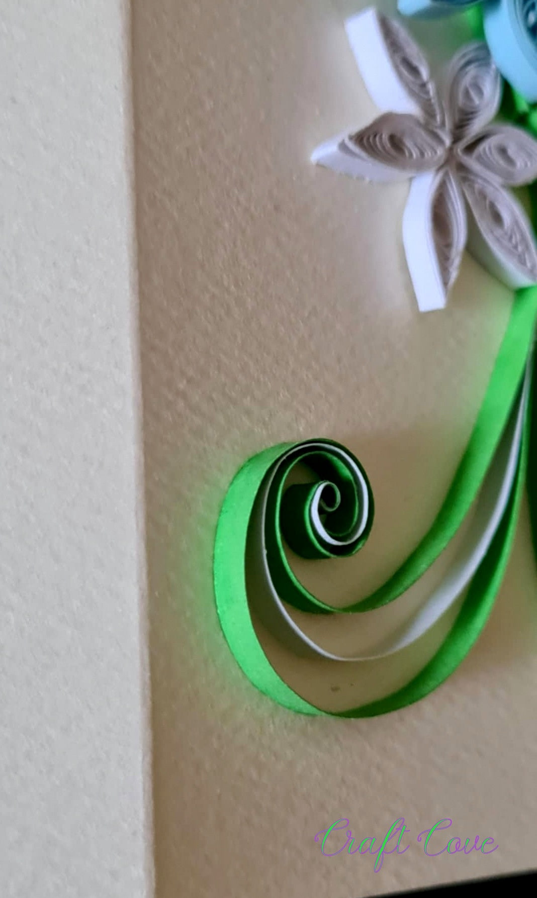 Handmade Quilled Greeting Card – Blank Inside – Choice of 2 Designs