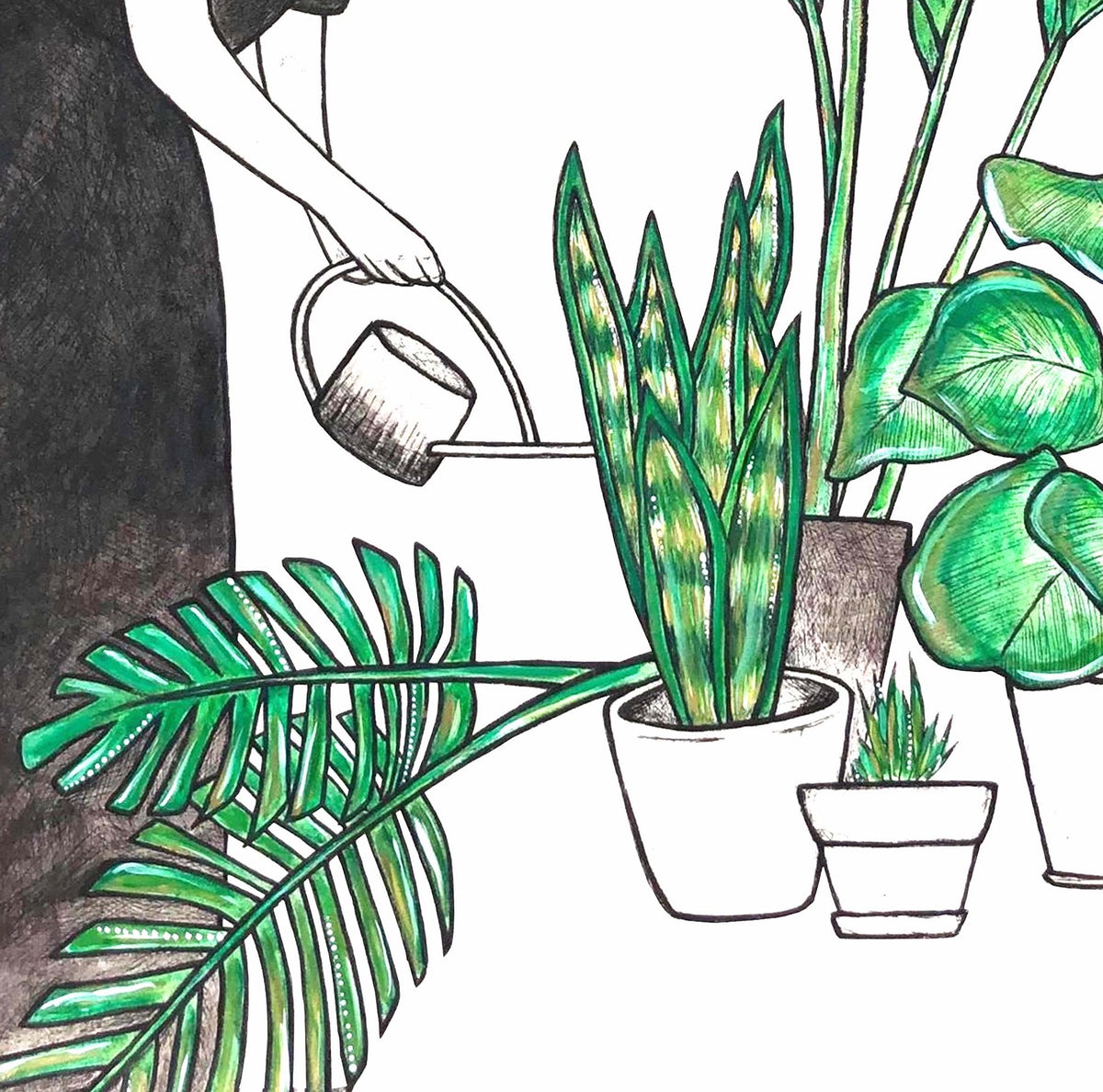 Garden Forager Giclee Print
