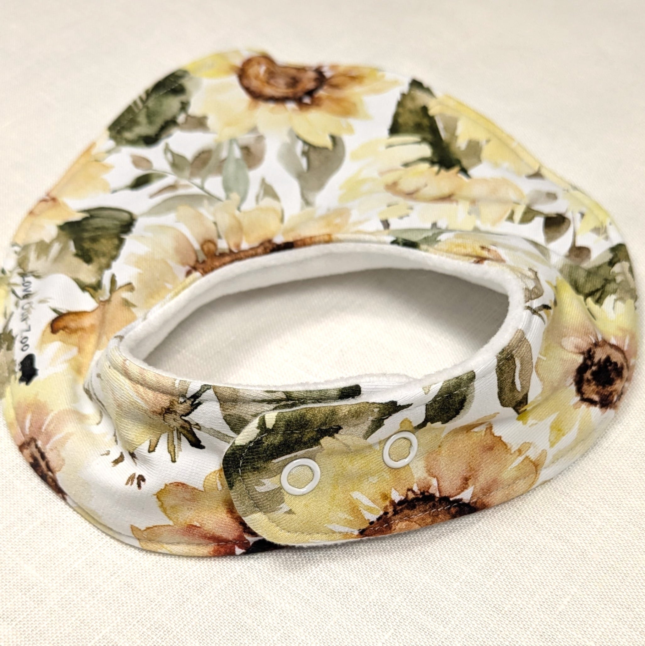 Handmade Bummies and Bib set for baby | Sunflower Collection | size 1