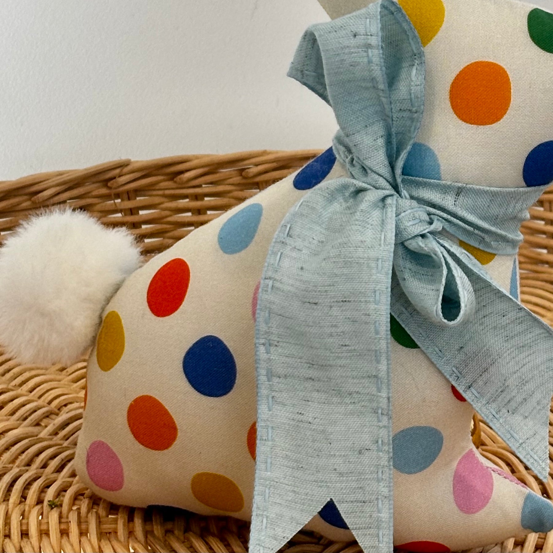 Limited Edition  Handmade Fabric Bunny - Decorative Keepsake Bunny