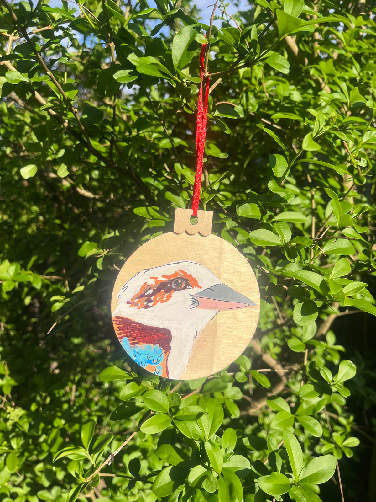 Kookaburra Bauble | Hand-painted | Christmas Decoration | Australian Native Birds