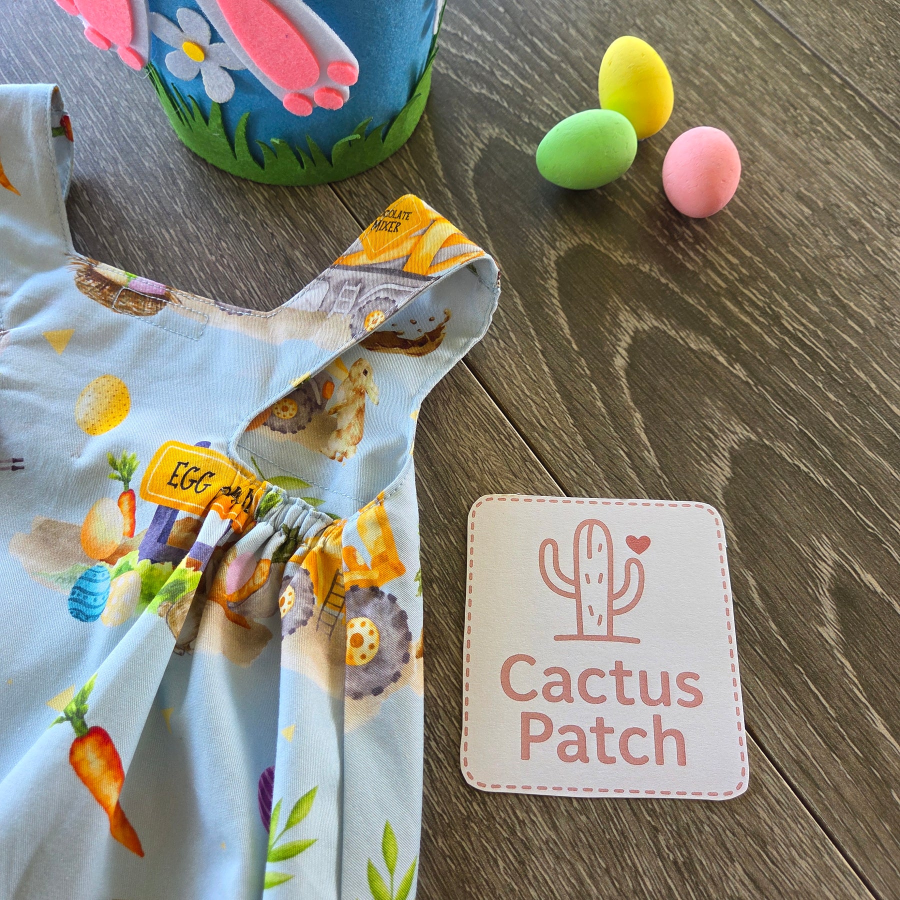 "Egg Quarry Crew" Easter Bubble Romper - 0-3 Months