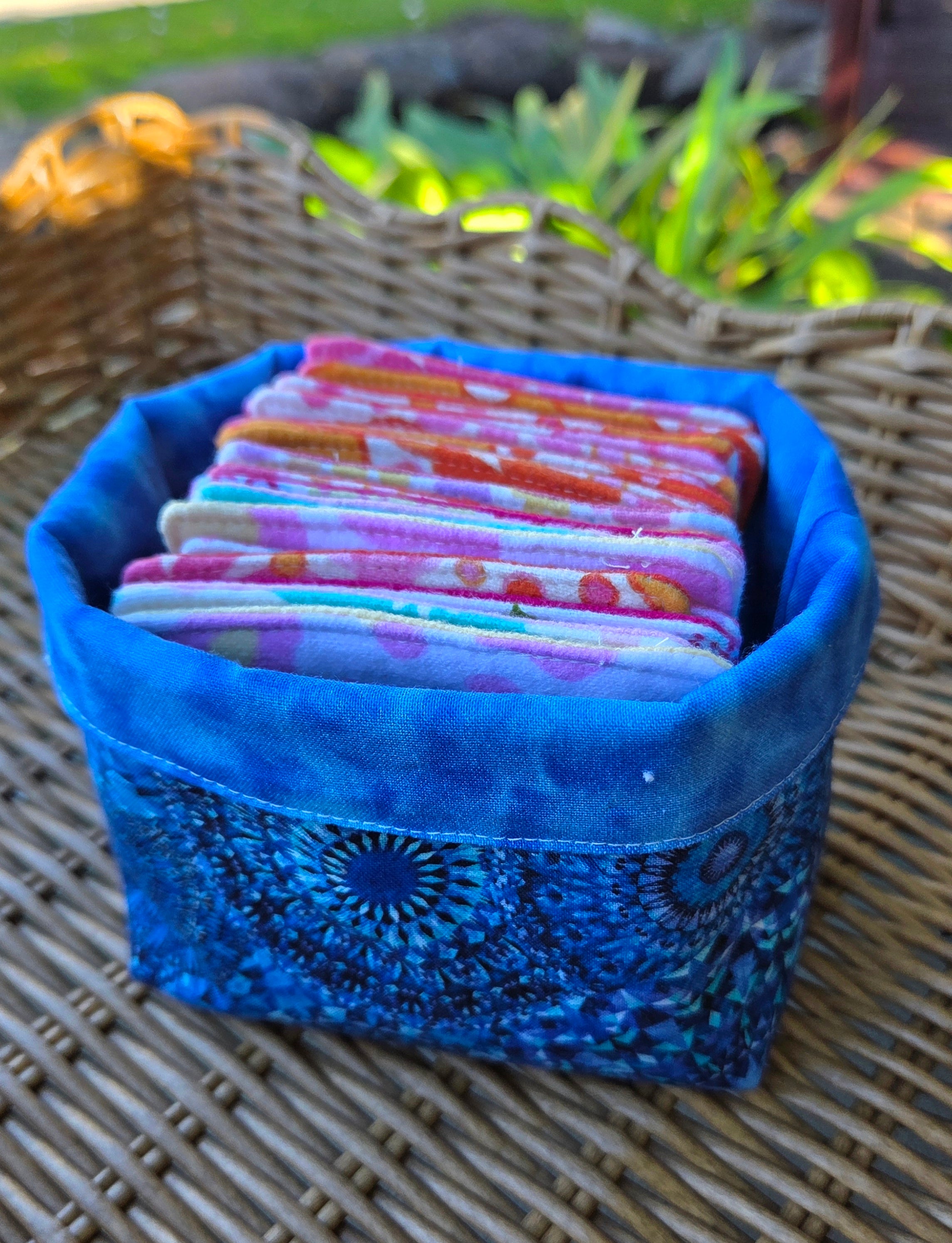 Reusable Makeup Wipes, 10 per pack, various designs