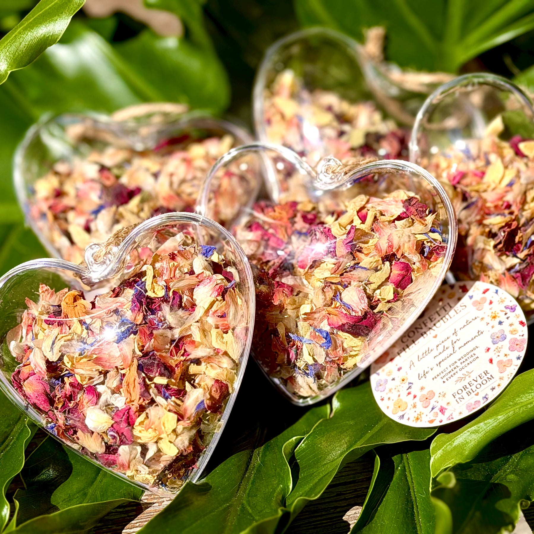 Wildflower Romance Dried Flower Bauble | Real Flower Christmas Ornament | Botanical Confetti Bauble | Handmade Floral Keepsake | 8cm