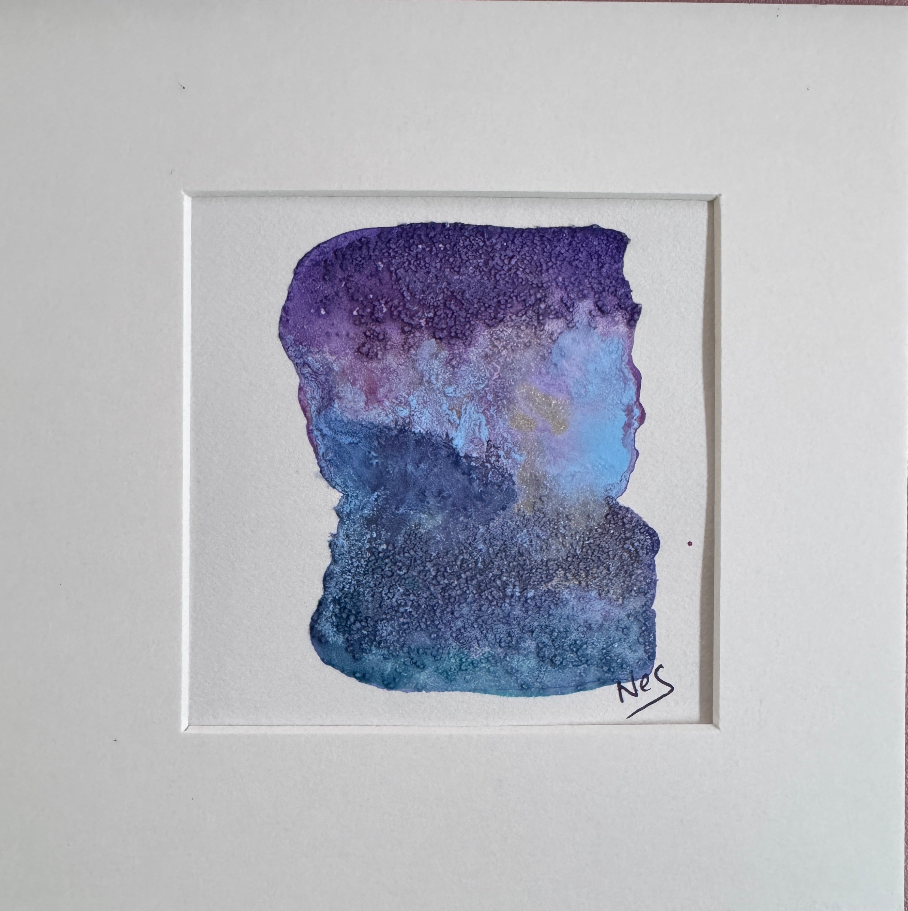 Moonlit Passage – Original Abstract Watercolour Painting