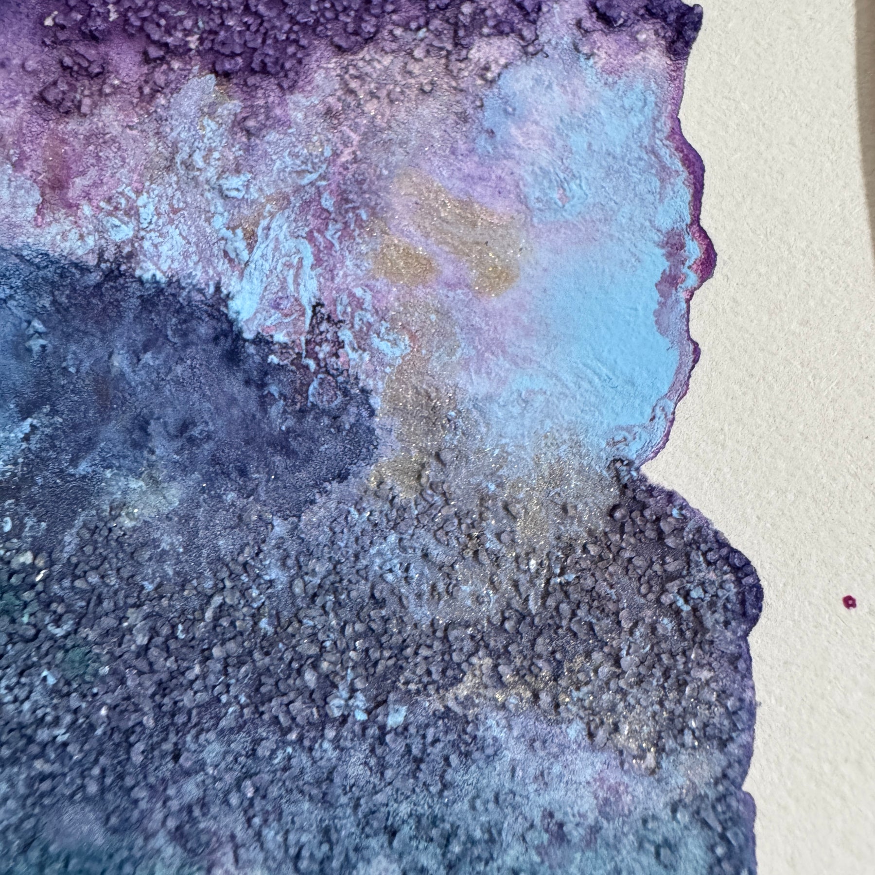 Moonlit Passage – Original Abstract Watercolour Painting