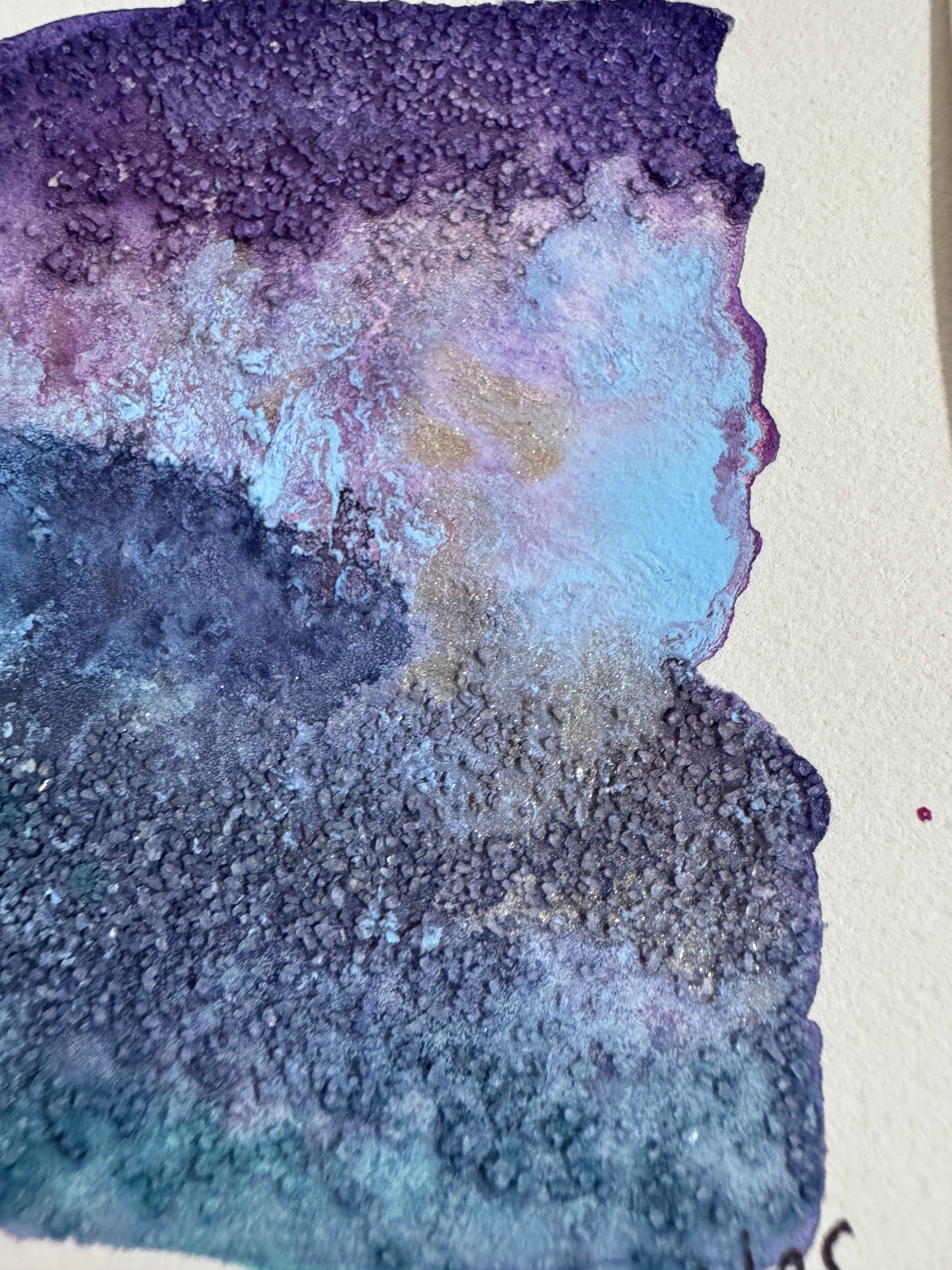 Moonlit Passage – Original Abstract Watercolour Painting