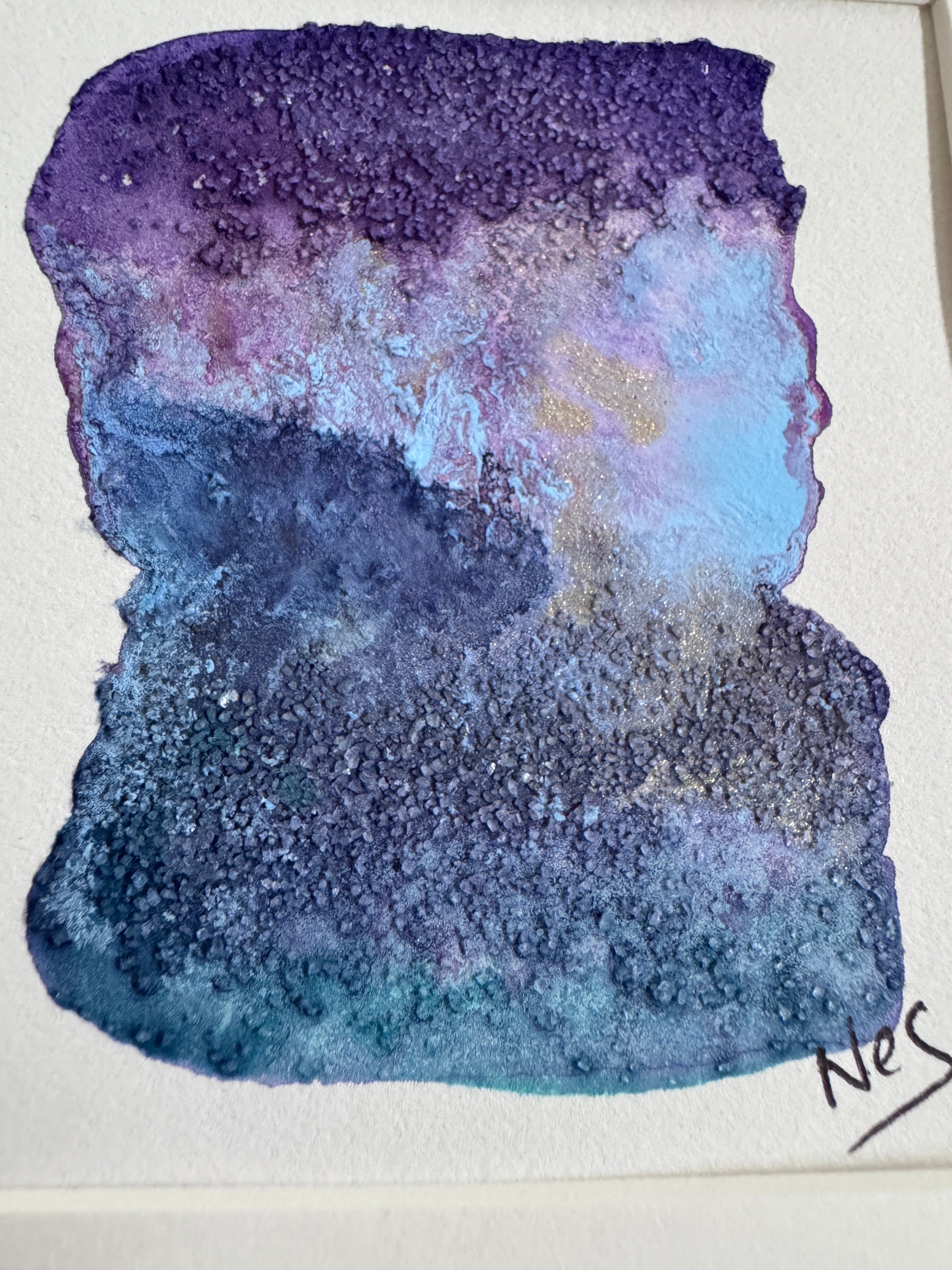 Moonlit Passage – Original Abstract Watercolour Painting