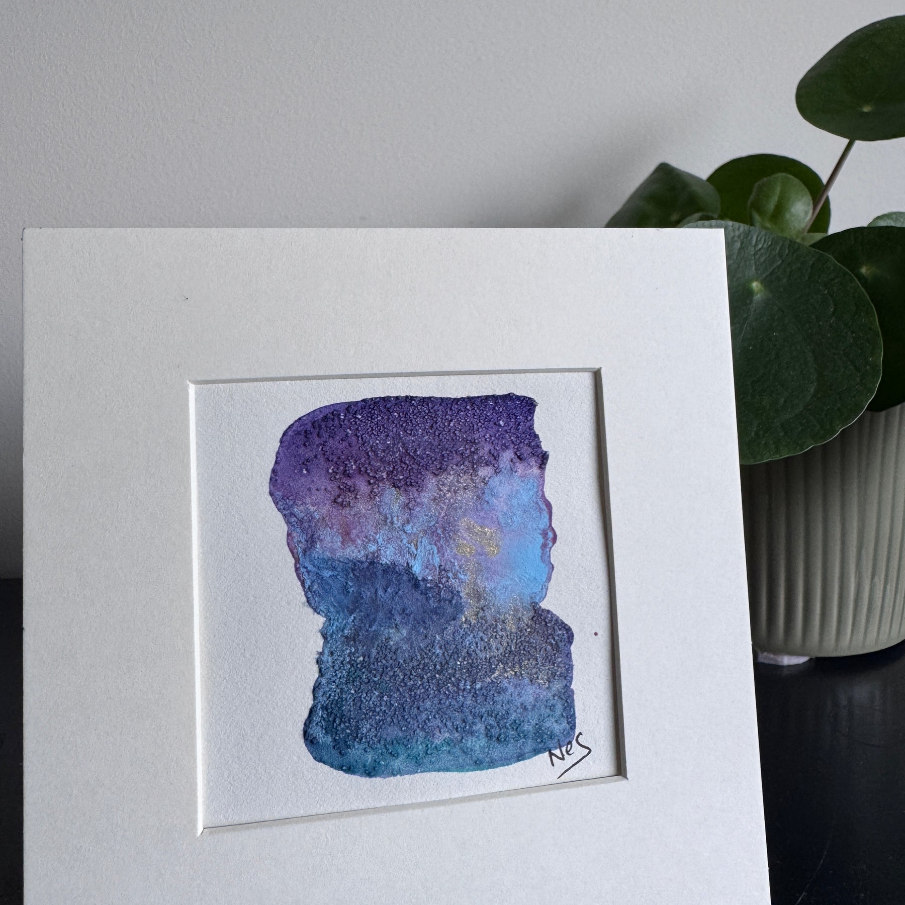 Moonlit Passage – Original Abstract Watercolour Painting