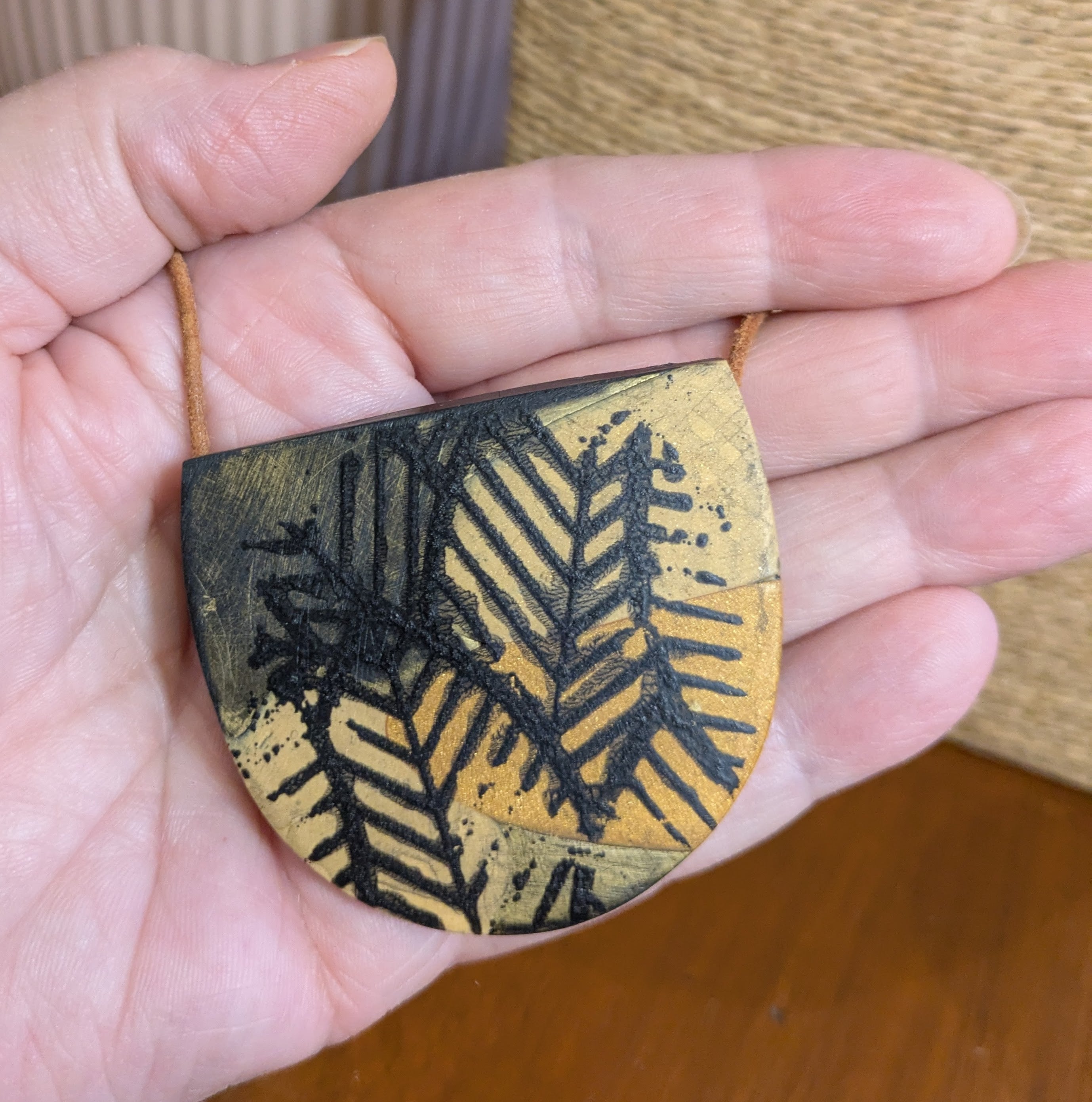 Rustic Fern Pendant