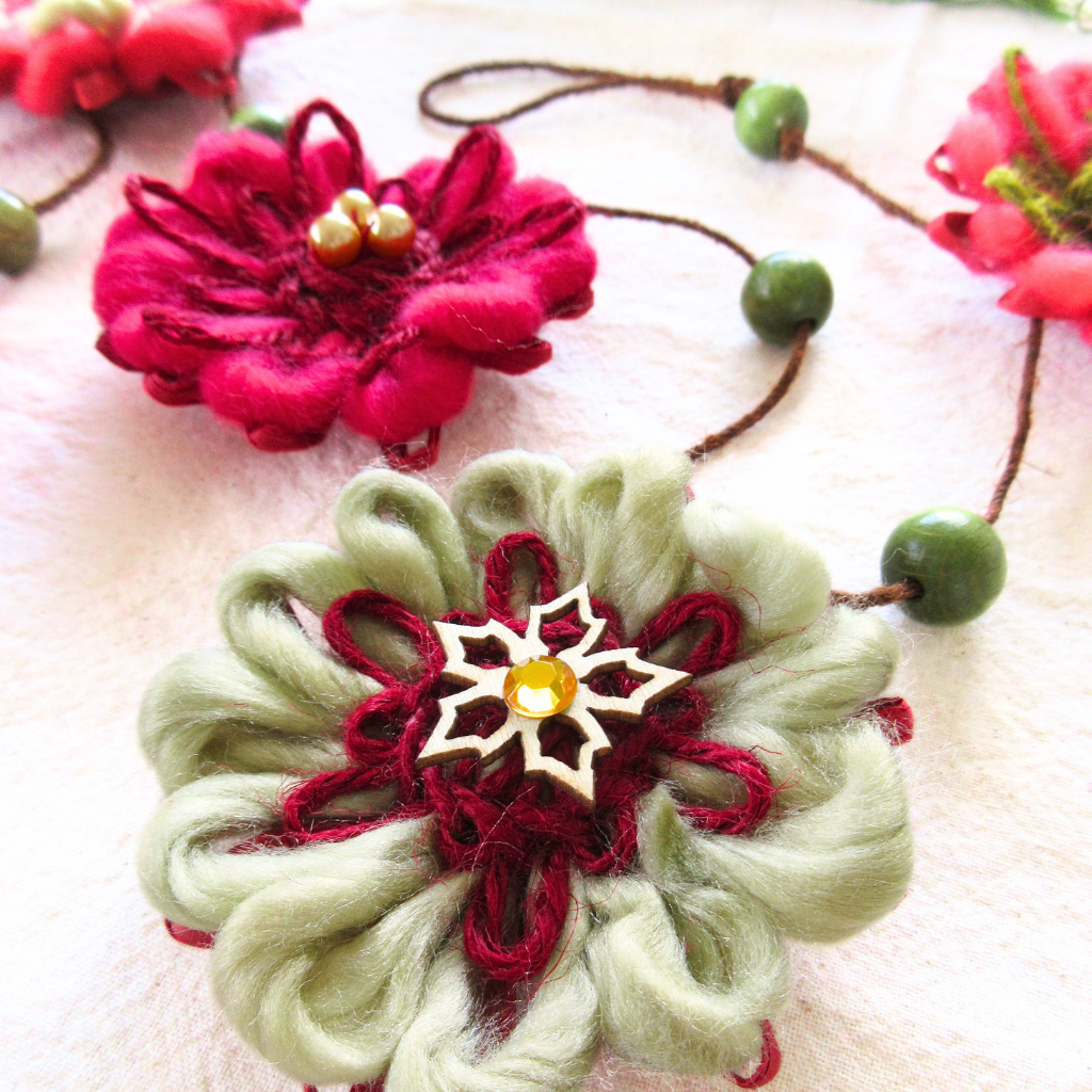 Handwoven Flower Garland | A Christmas Bloom Gathering