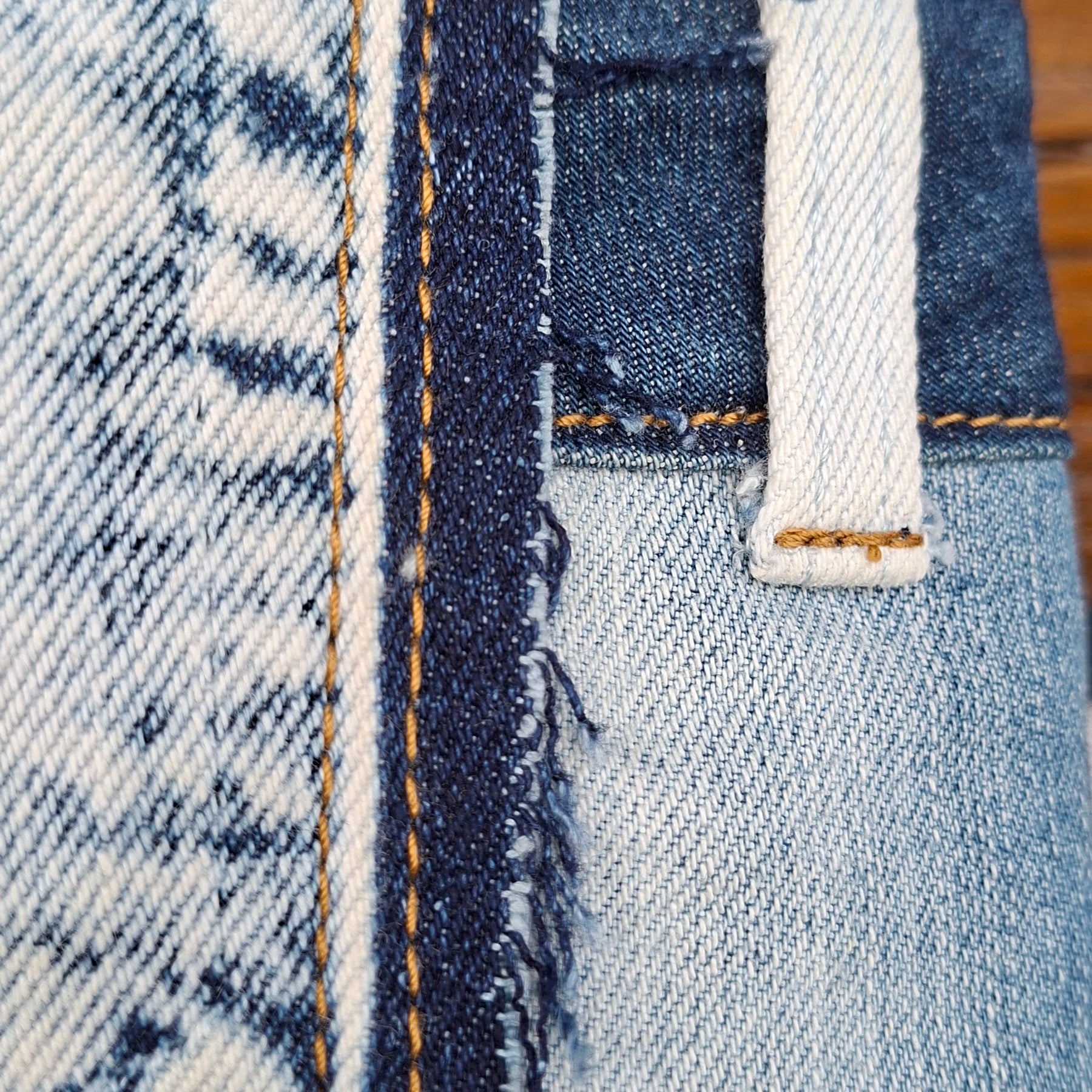 Denim Pocket Upcycle Unisex Crossbody Bag