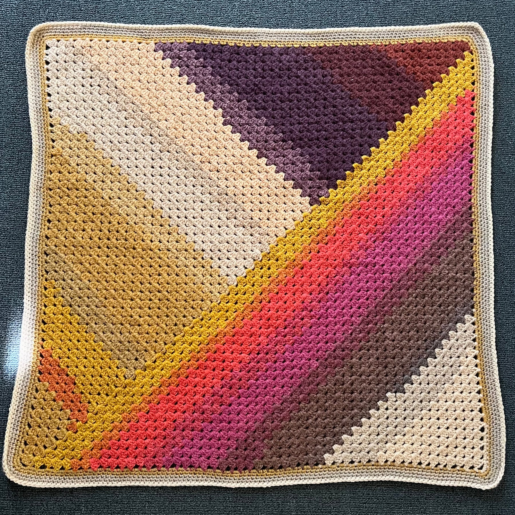 Crochet baby blanket Handmade with love and attention to detail!