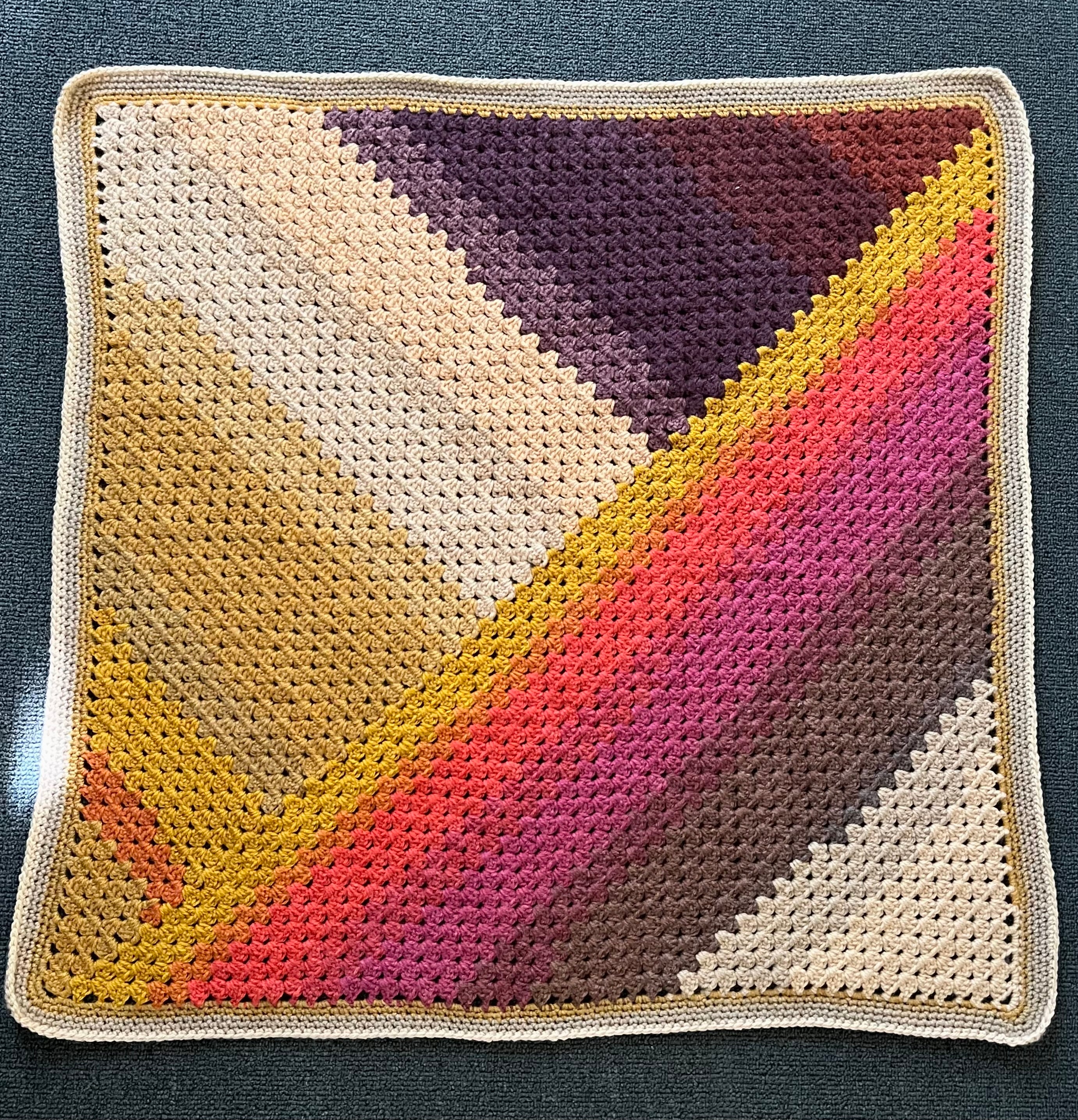 Crochet baby blanket Handmade with love and attention to detail!