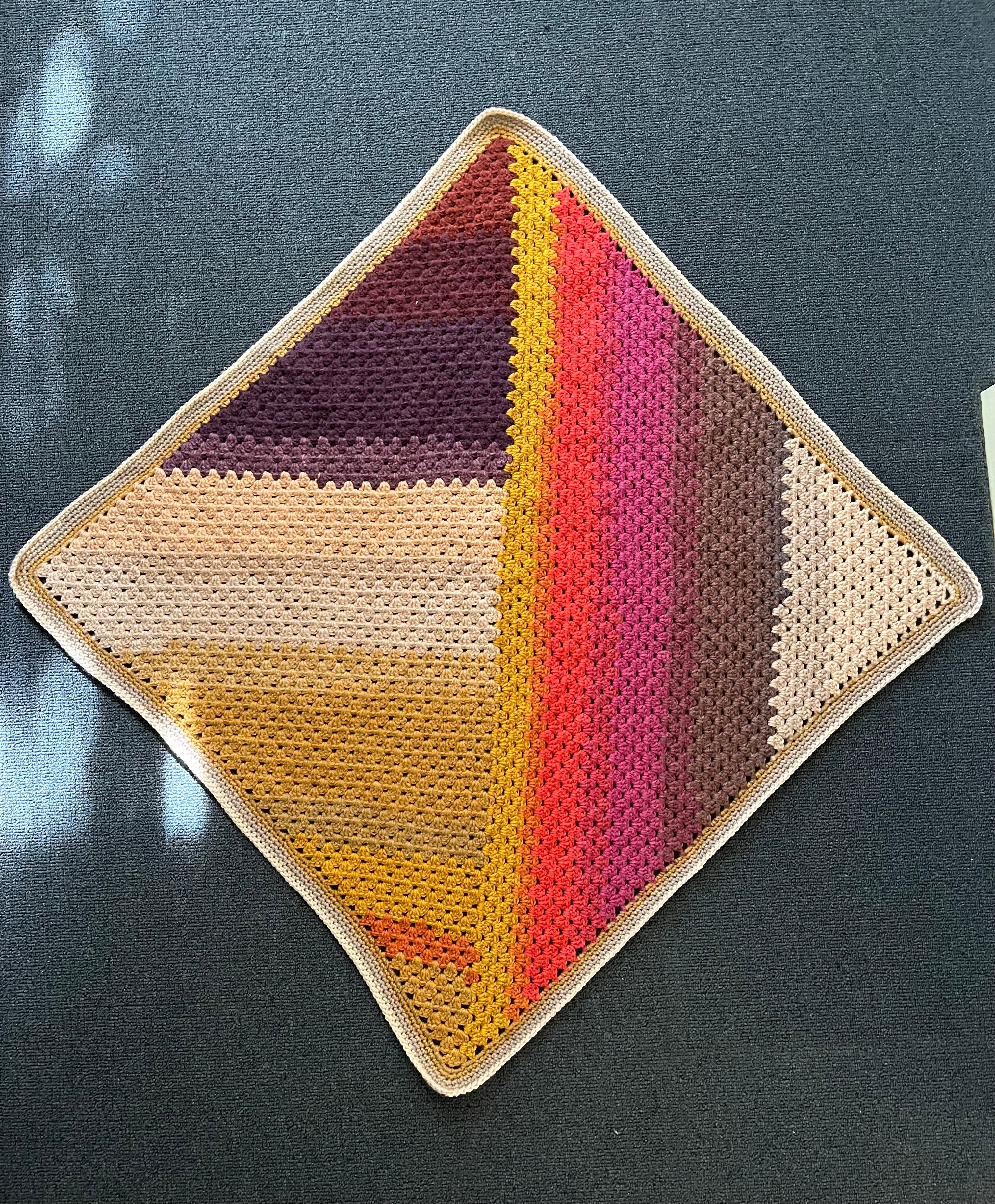 Crochet baby blanket Handmade with love and attention to detail!