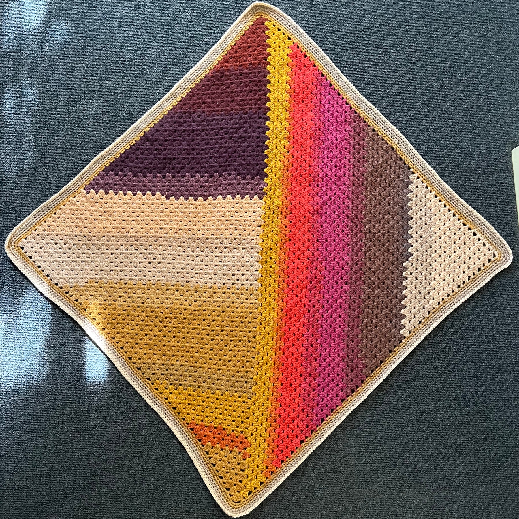 Crochet baby blanket Handmade with love and attention to detail!