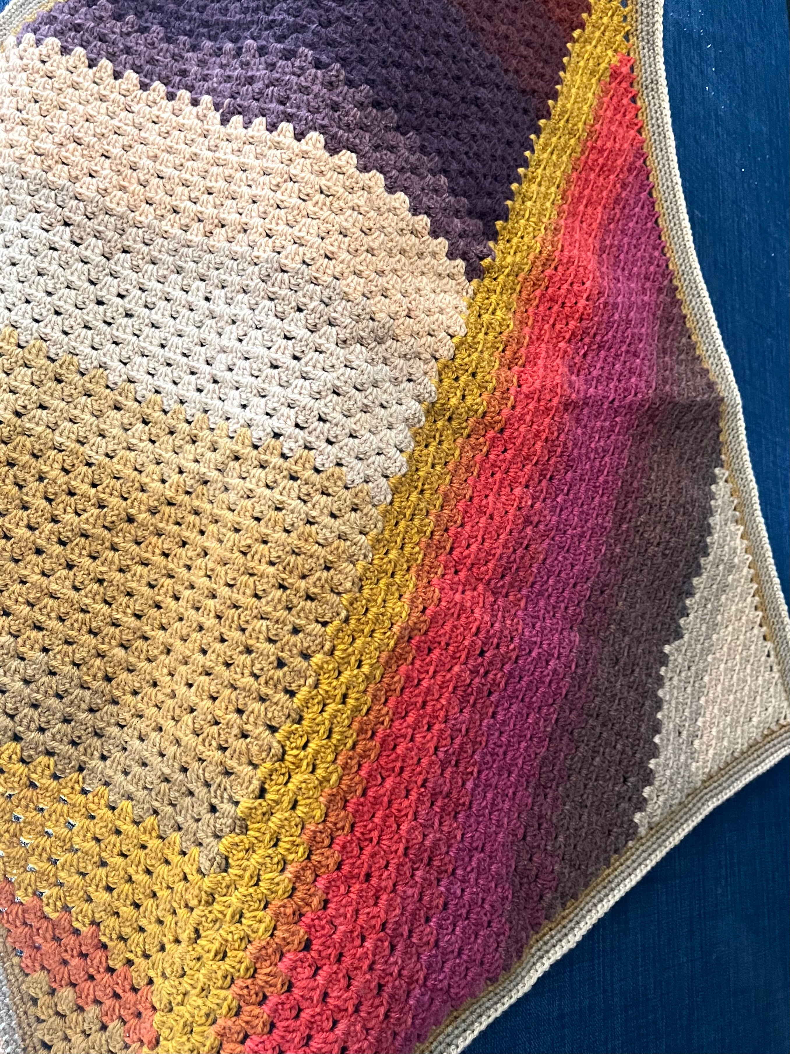 Crochet baby blanket Handmade with love and attention to detail!