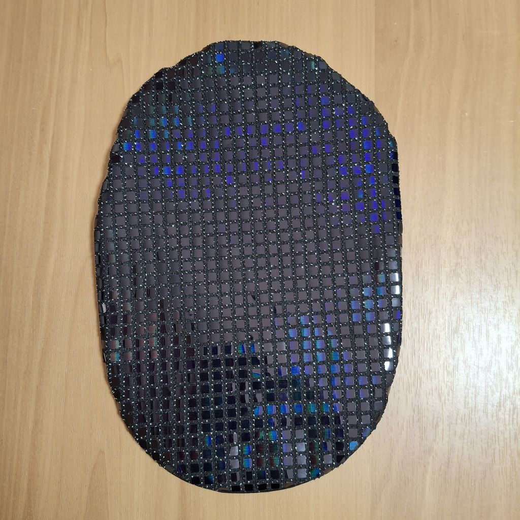 STOMA BAG COVER REGULAR GLITZ BLACK ILEOSTOMY, COLOSTOMY, UROSTOMY