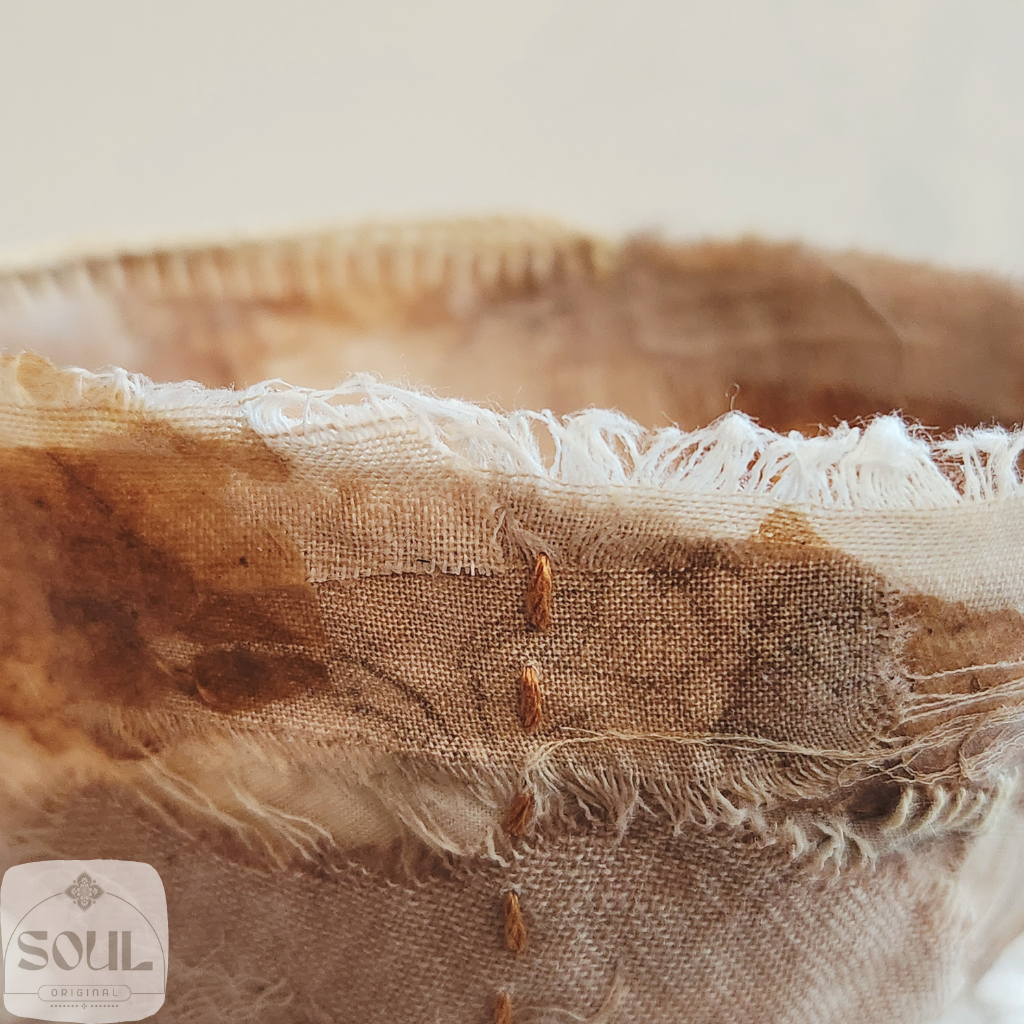 Textile Art Bowl – Natural & Earthy (7)