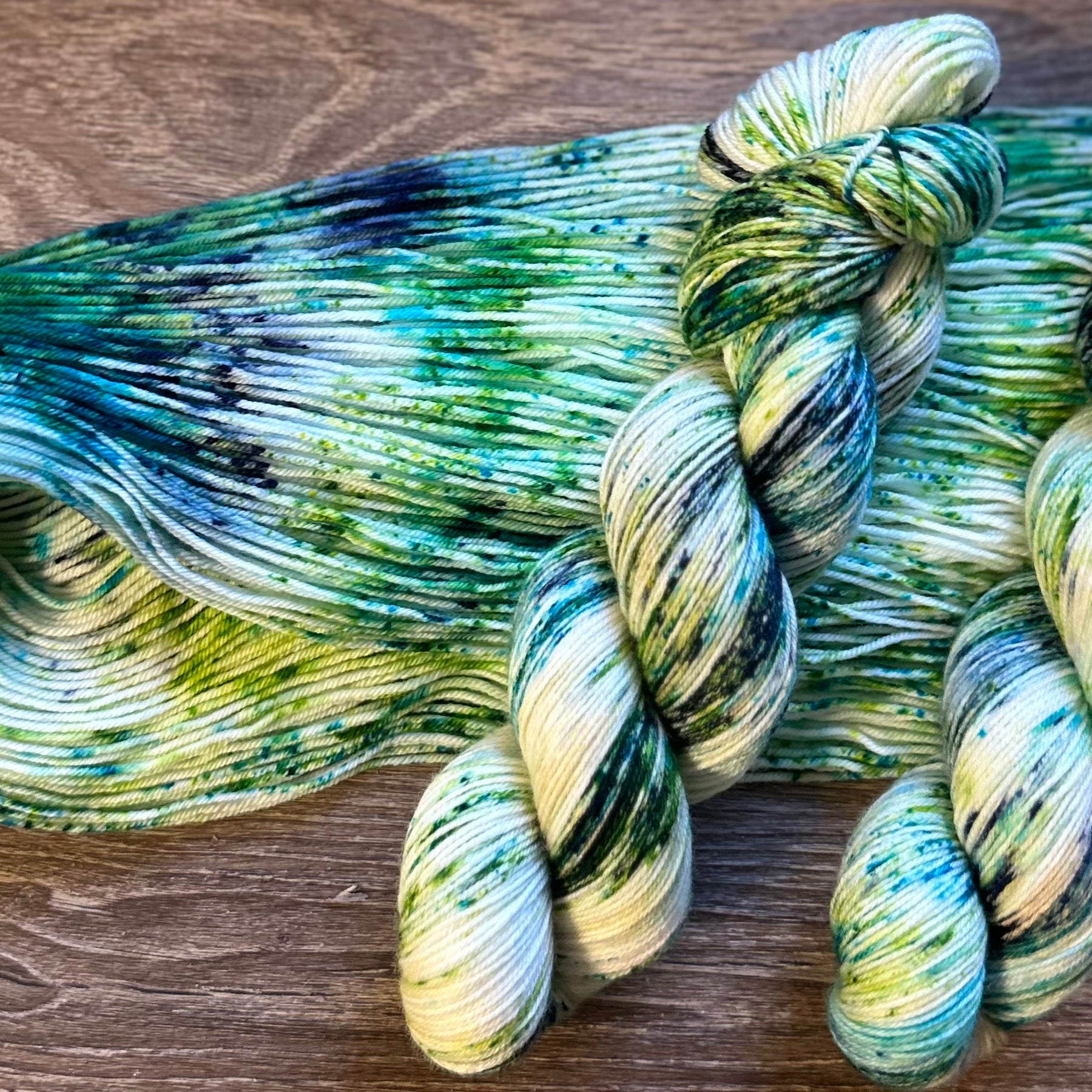 Monet - Hand dyed 400m of deluxe sock yarn