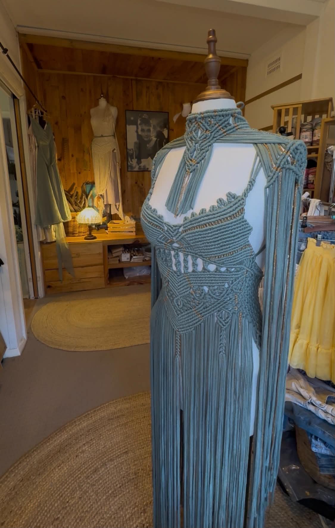 Lavanda Handmade Macrame Dress
