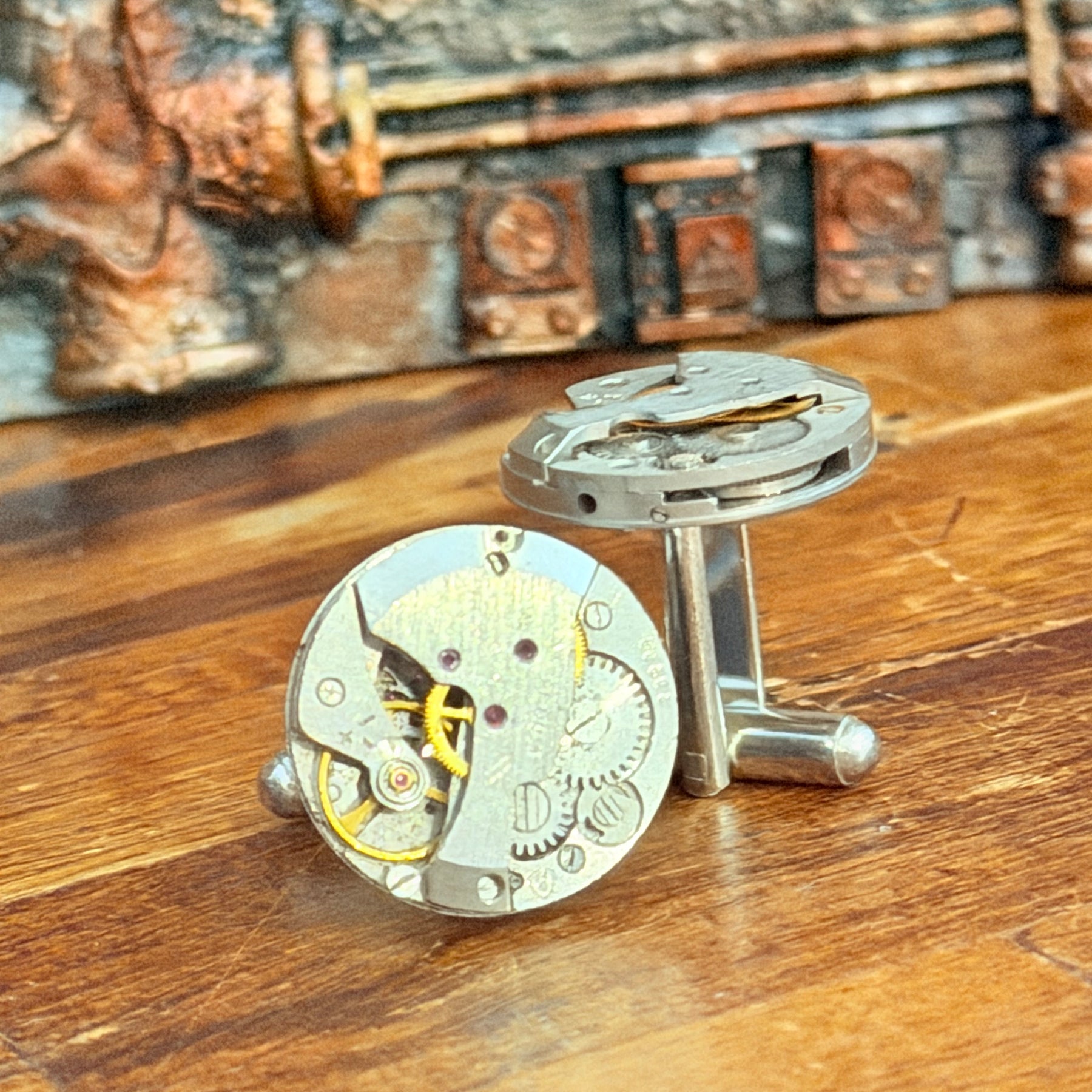 Steampunk Watch Movement Cufflinks