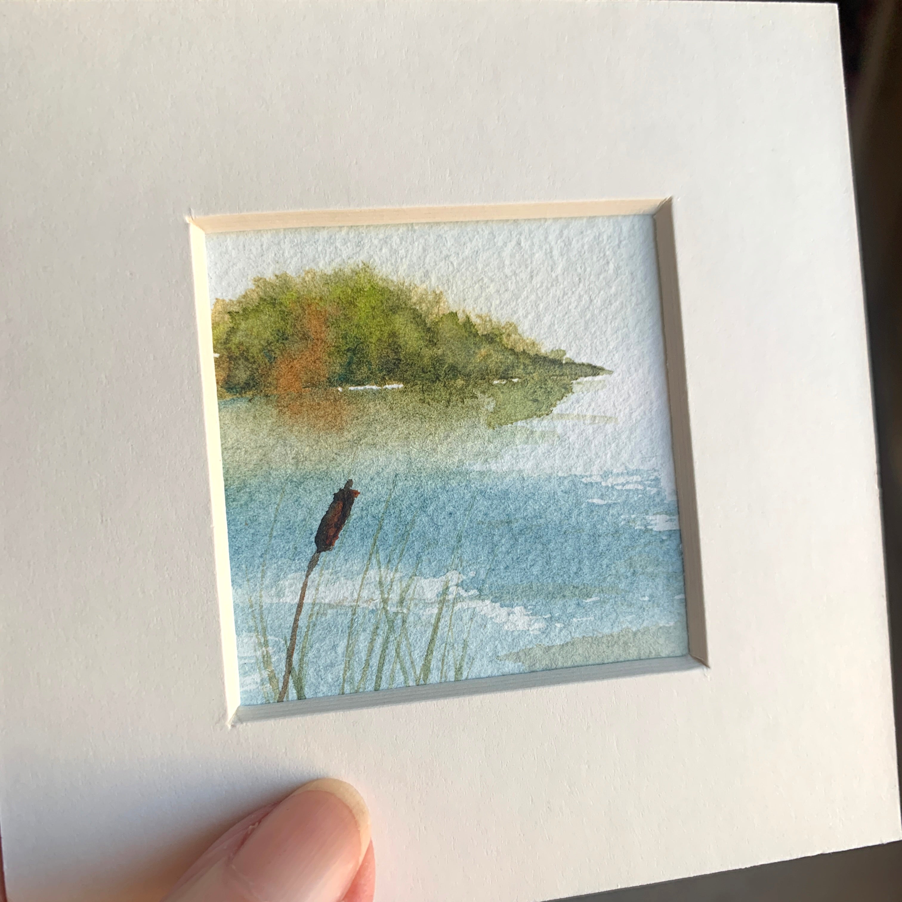 Mini Landscape Hand-painted Watercolour Artwork