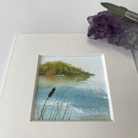 Mini Landscape Hand-painted Watercolour Artwork