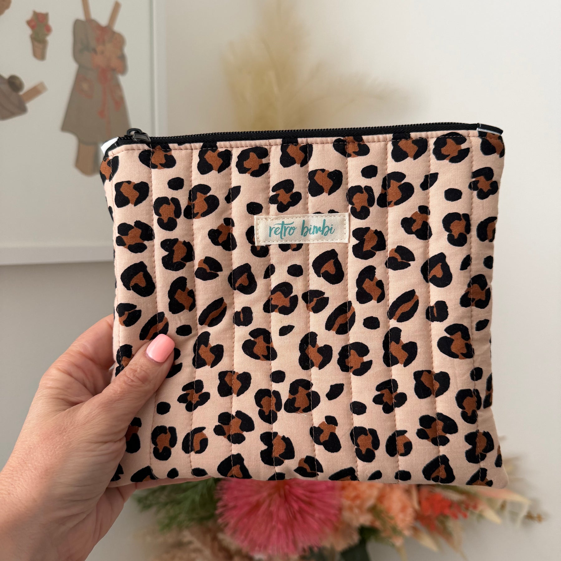 Medium Quilted Pouch - Various Designs