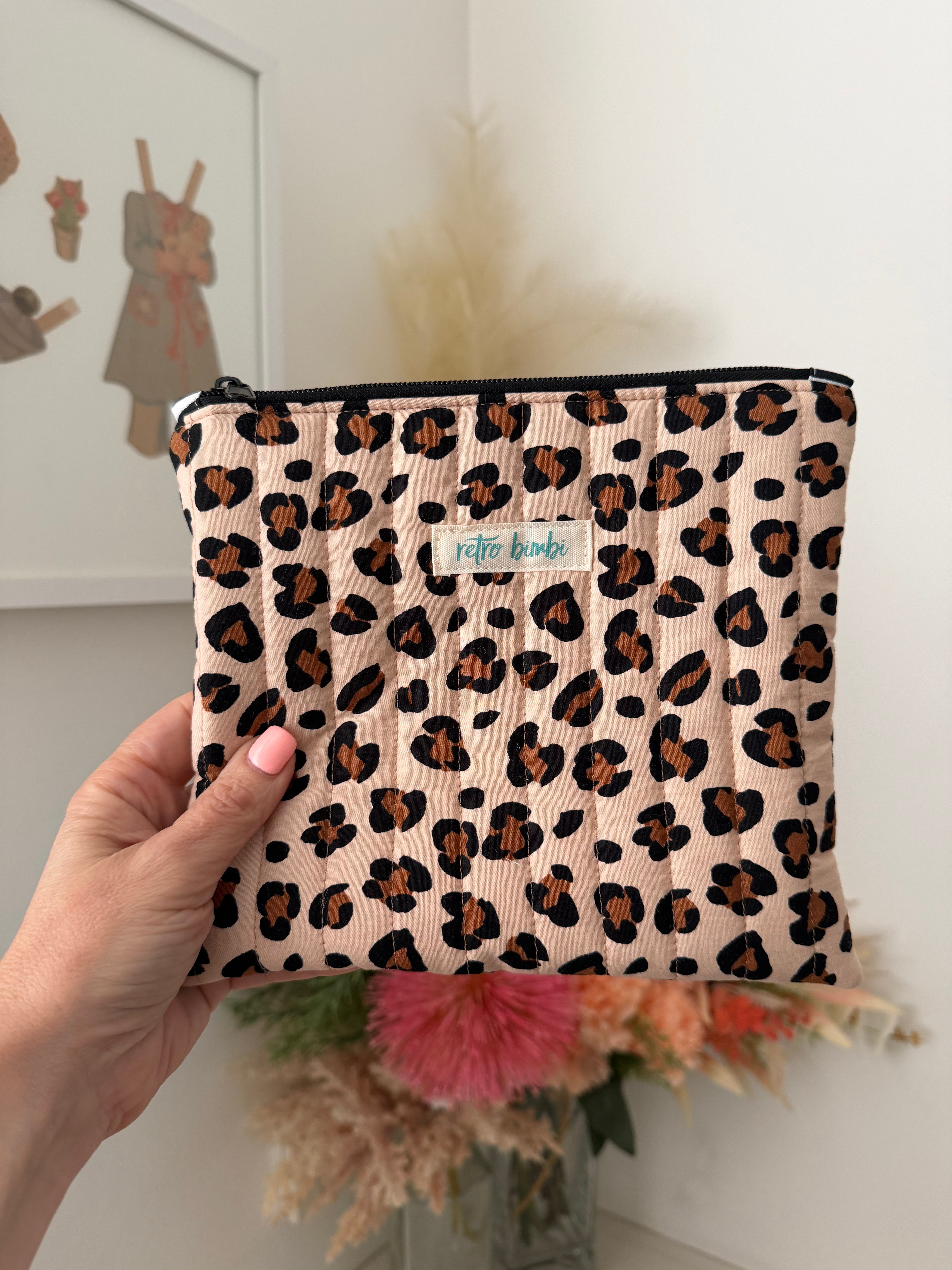 Medium Quilted Pouch - Various Designs