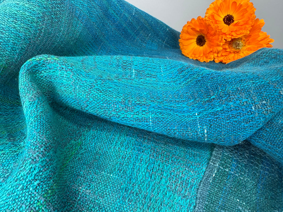 Hand-Dyed and Handwoven Linen/Cotton Tea Towels with Individuality