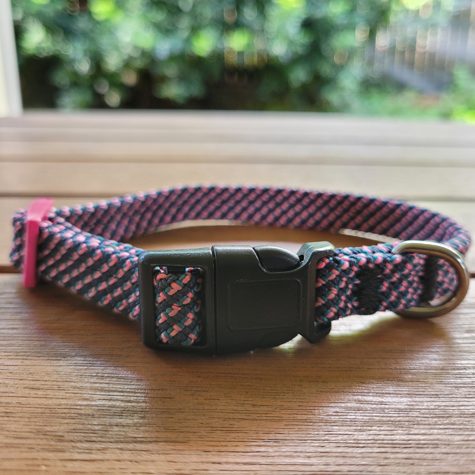 Upcycled Rope Dog Collar [Narrow] - Multiple Colour Options