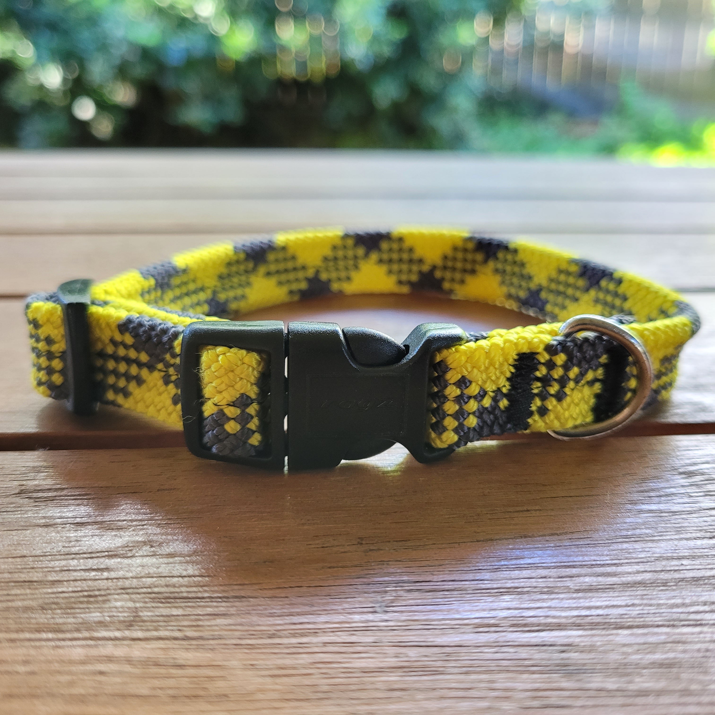 Upcycled Rope Dog Collar [Narrow] - Multiple Colour Options