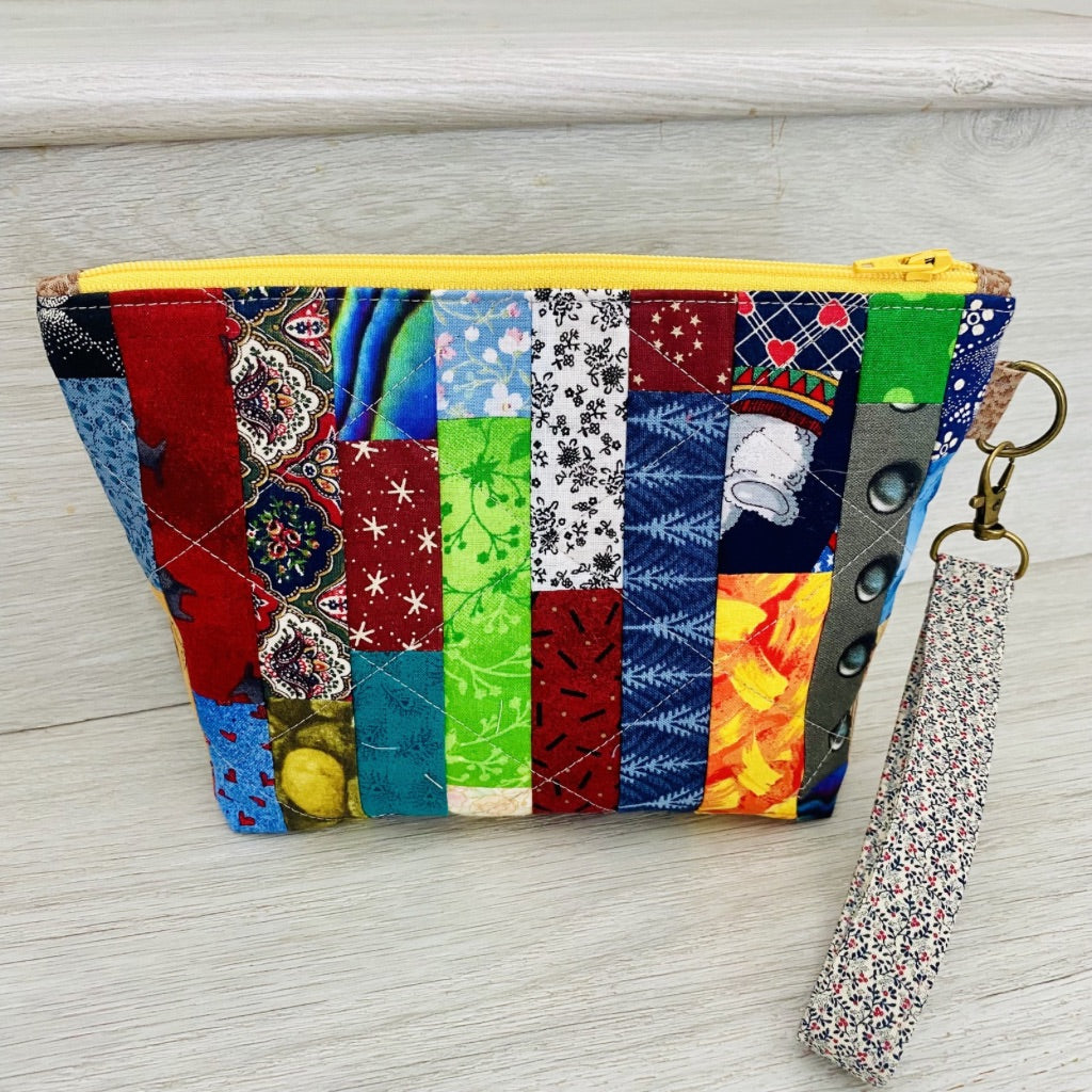 Happy Scrappy Wristlet Purse