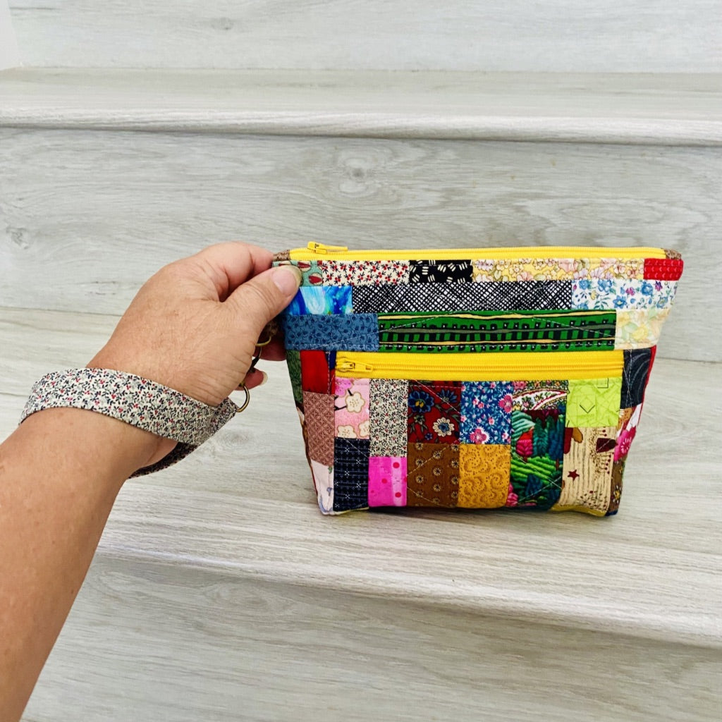 Happy Scrappy Wristlet Purse