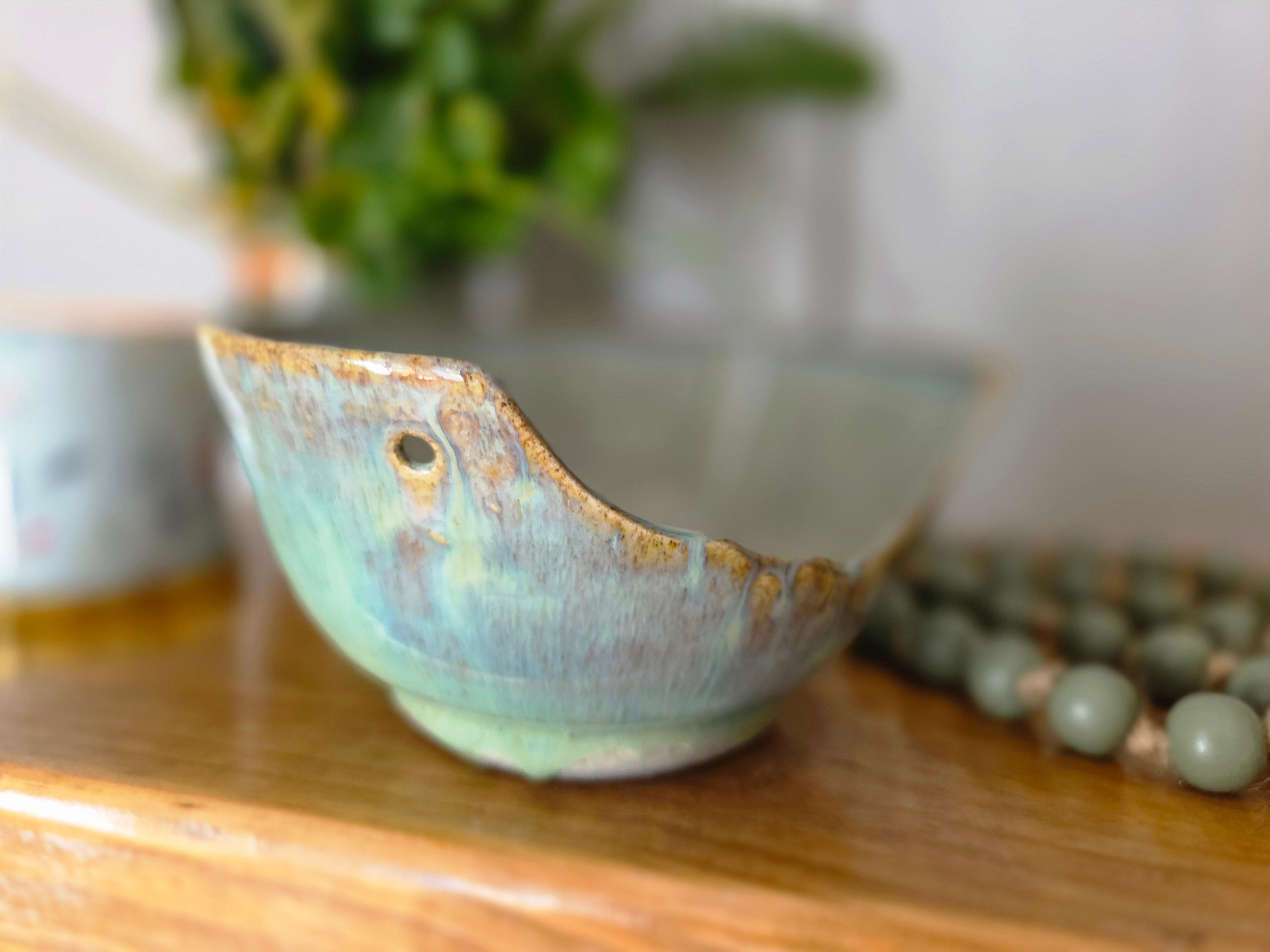 Handmade Rustic Bowl & Spoon Set