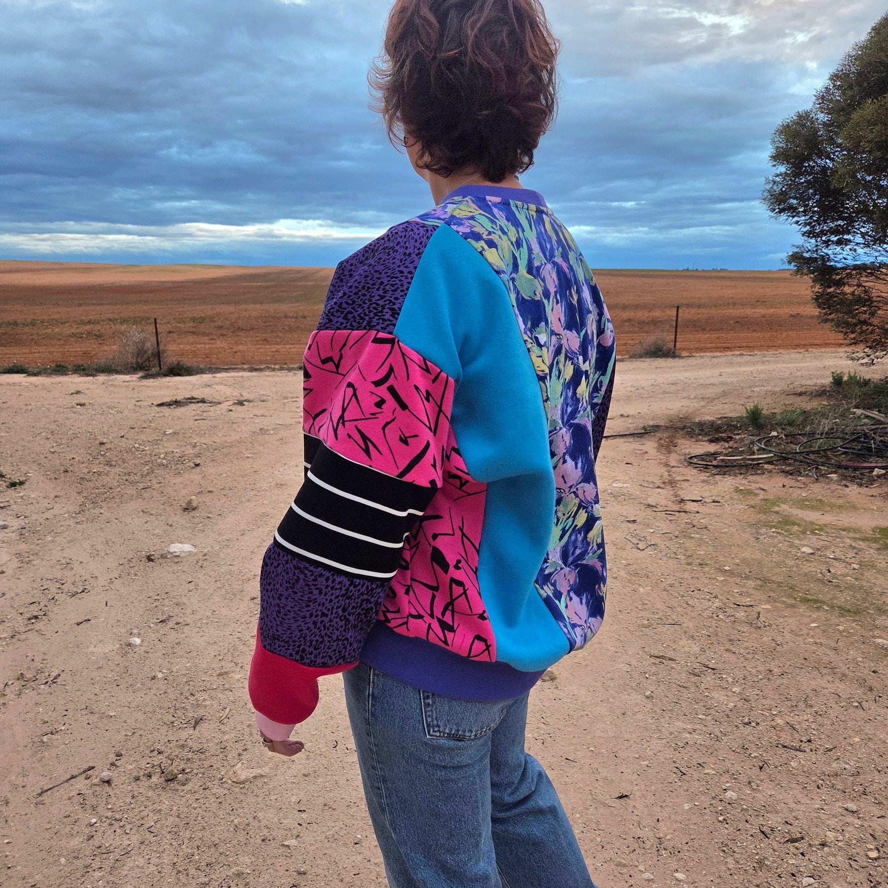 Grungy Pink's - Patchy Fleece - L/XL